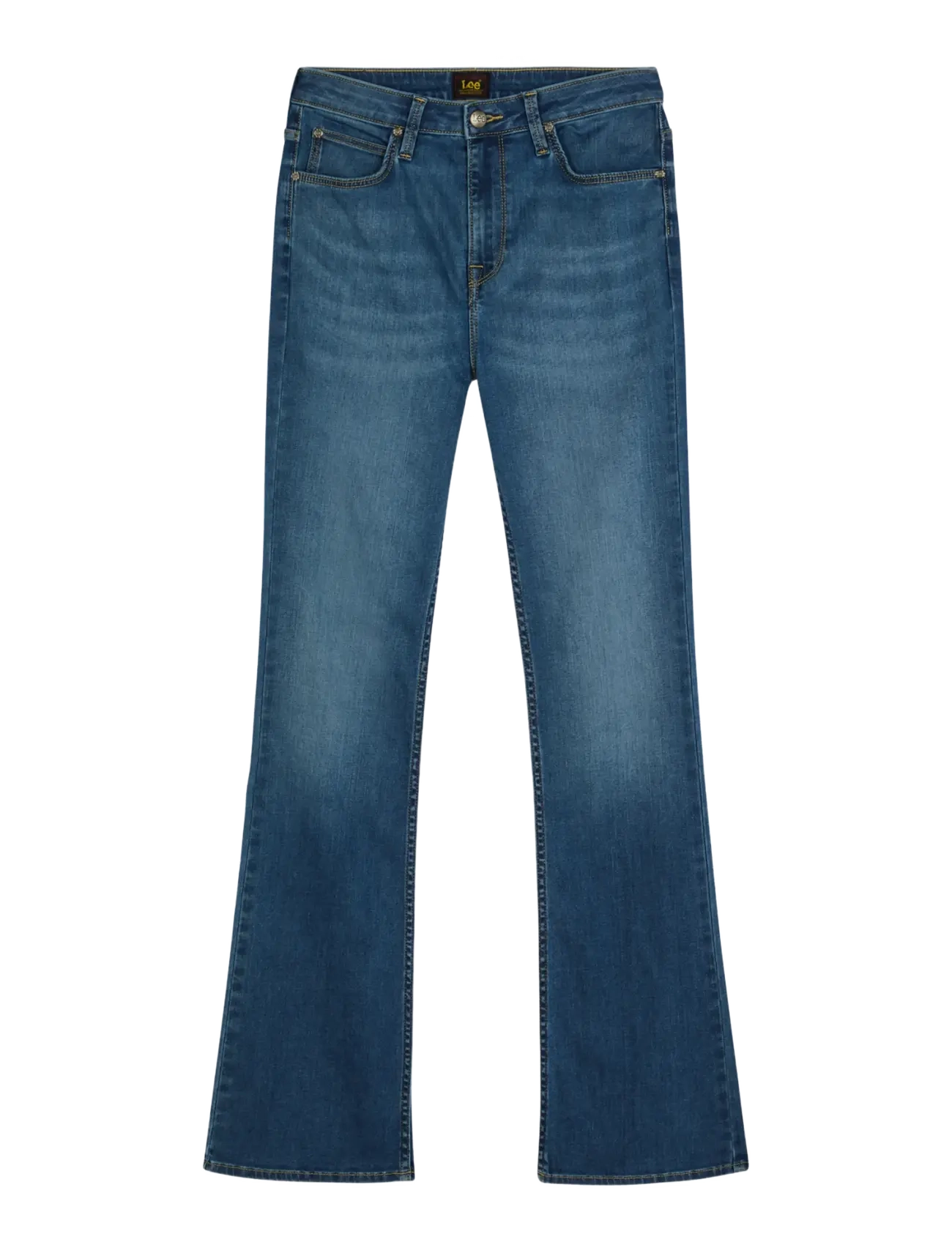 Lee Jeans - BREESE BOOT - bootcut jeans - mid worn in - 1