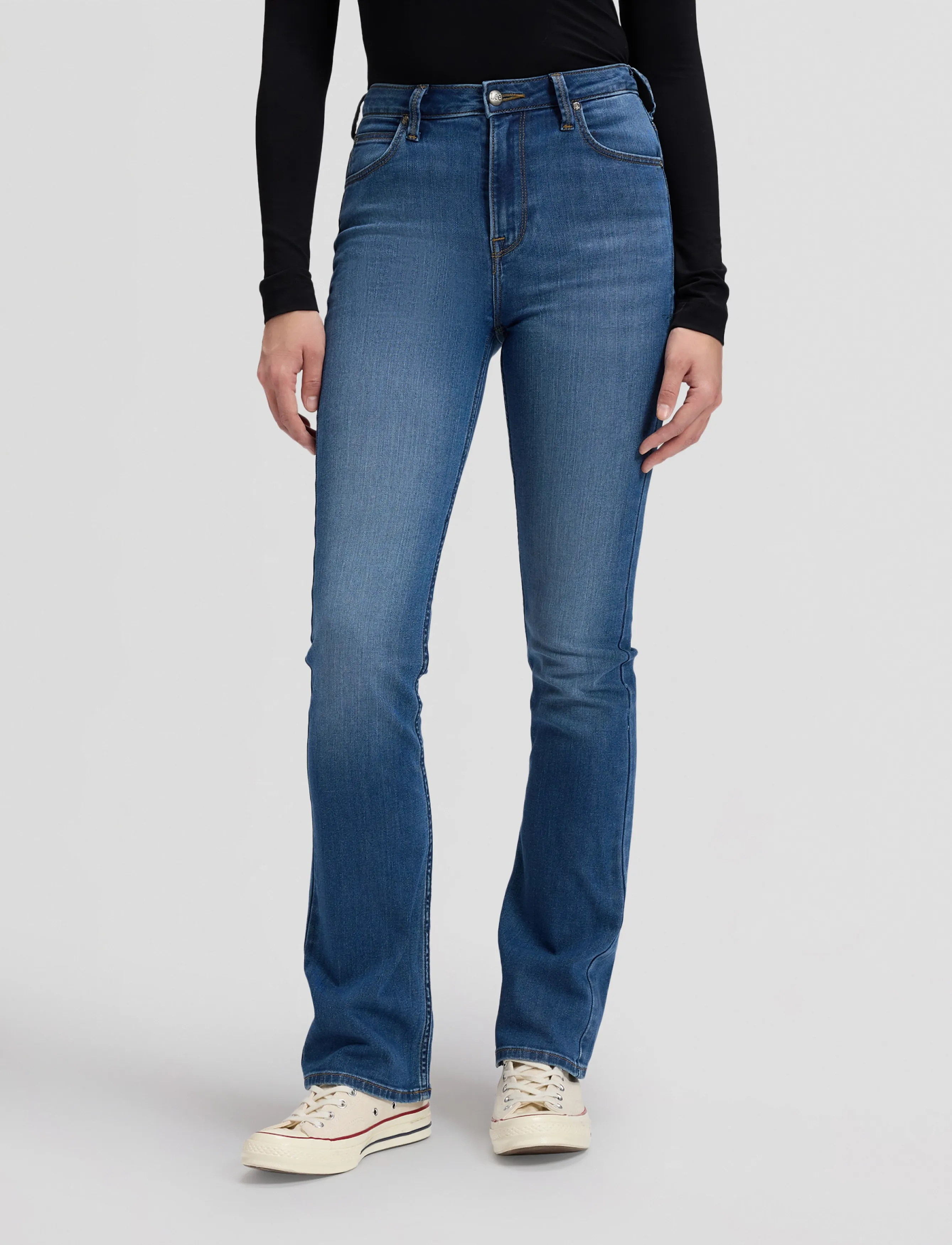 Lee Jeans BREESE BOOT - Inspiration - MID WORN IN / blue