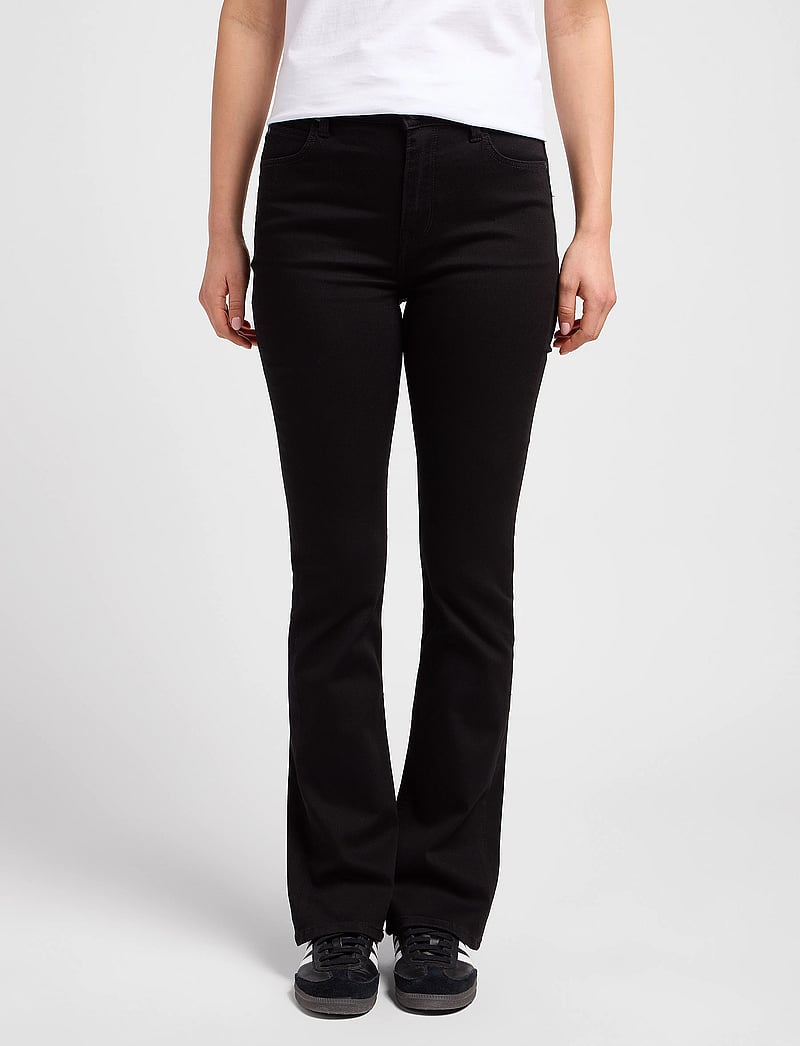 Lee Jeans - BREESE BOOT - alt laienevad teksad - black rinse - 0