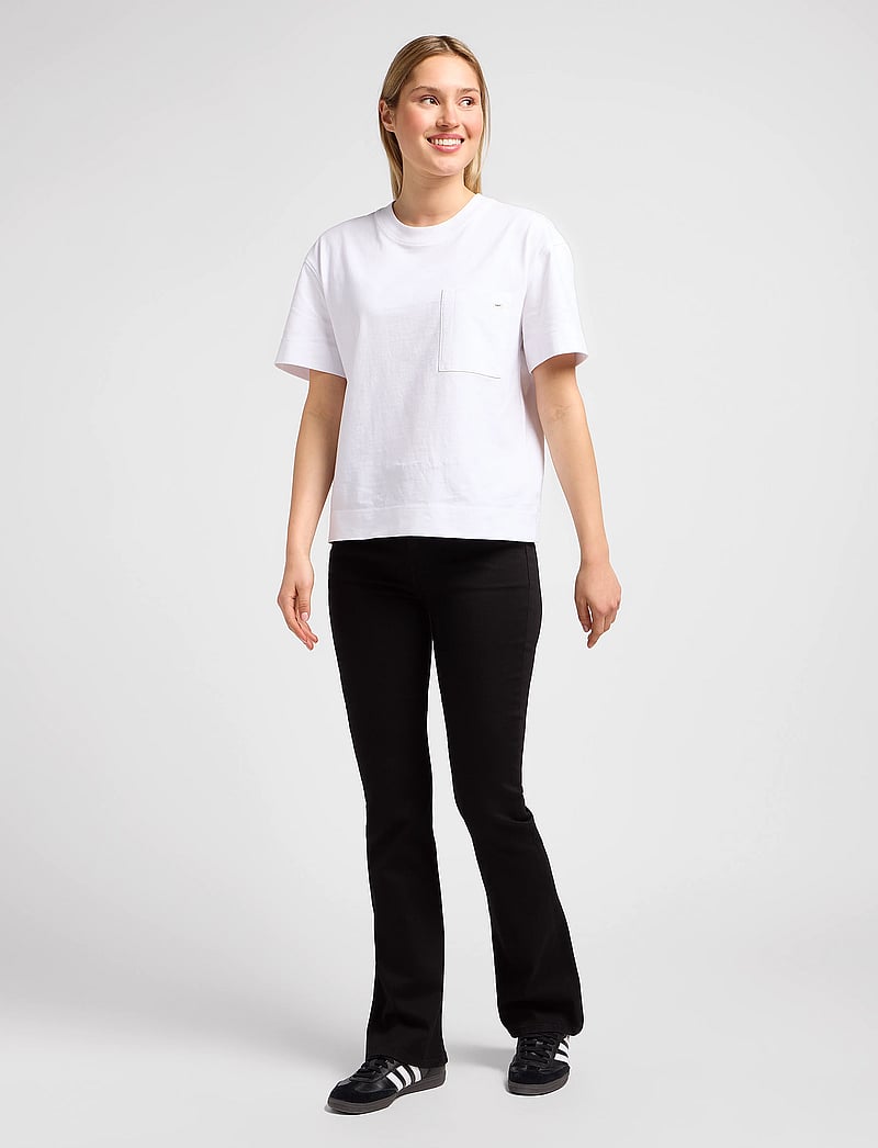 Lee Jeans - BREESE BOOT - alt laienevad teksad - black rinse - 4