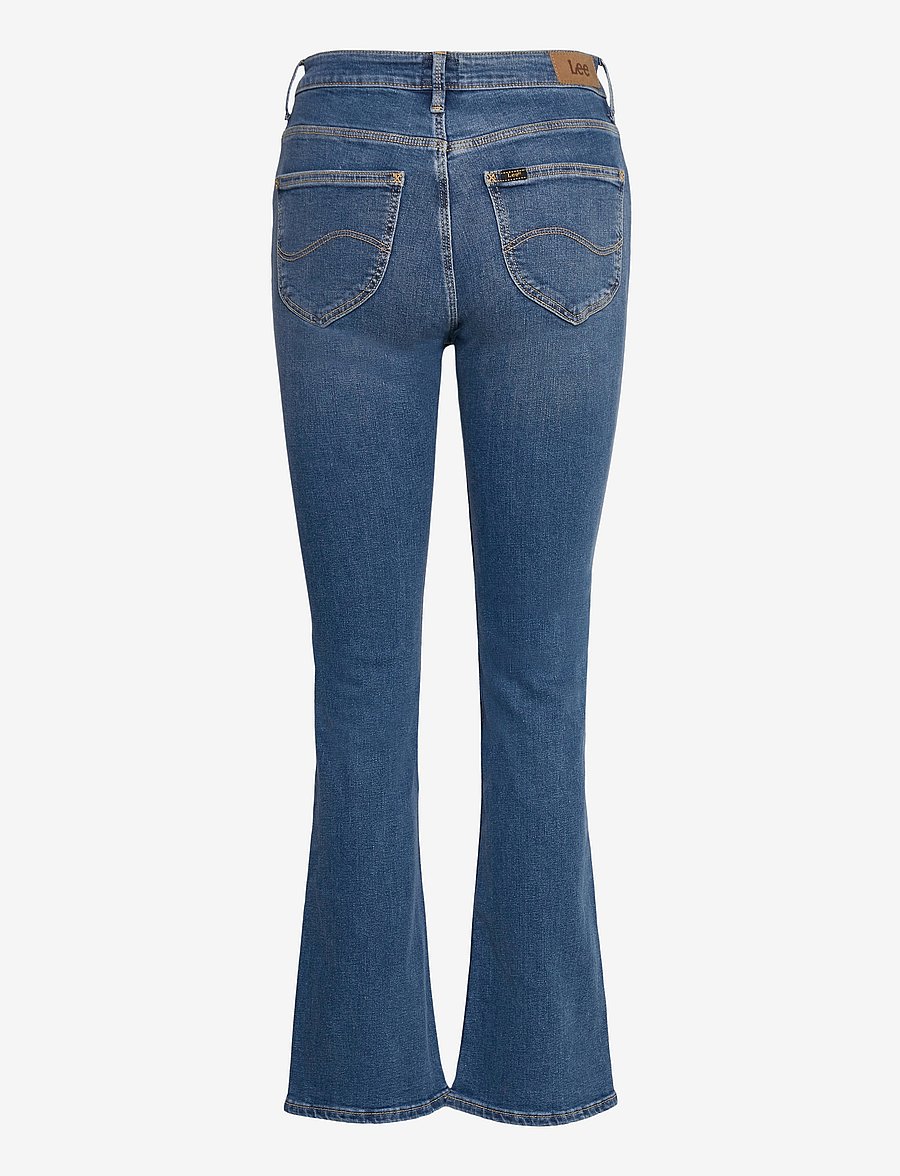 Lee Jeans - BREESE BOOT - alt laienevad teksad - mid worn martha - 2