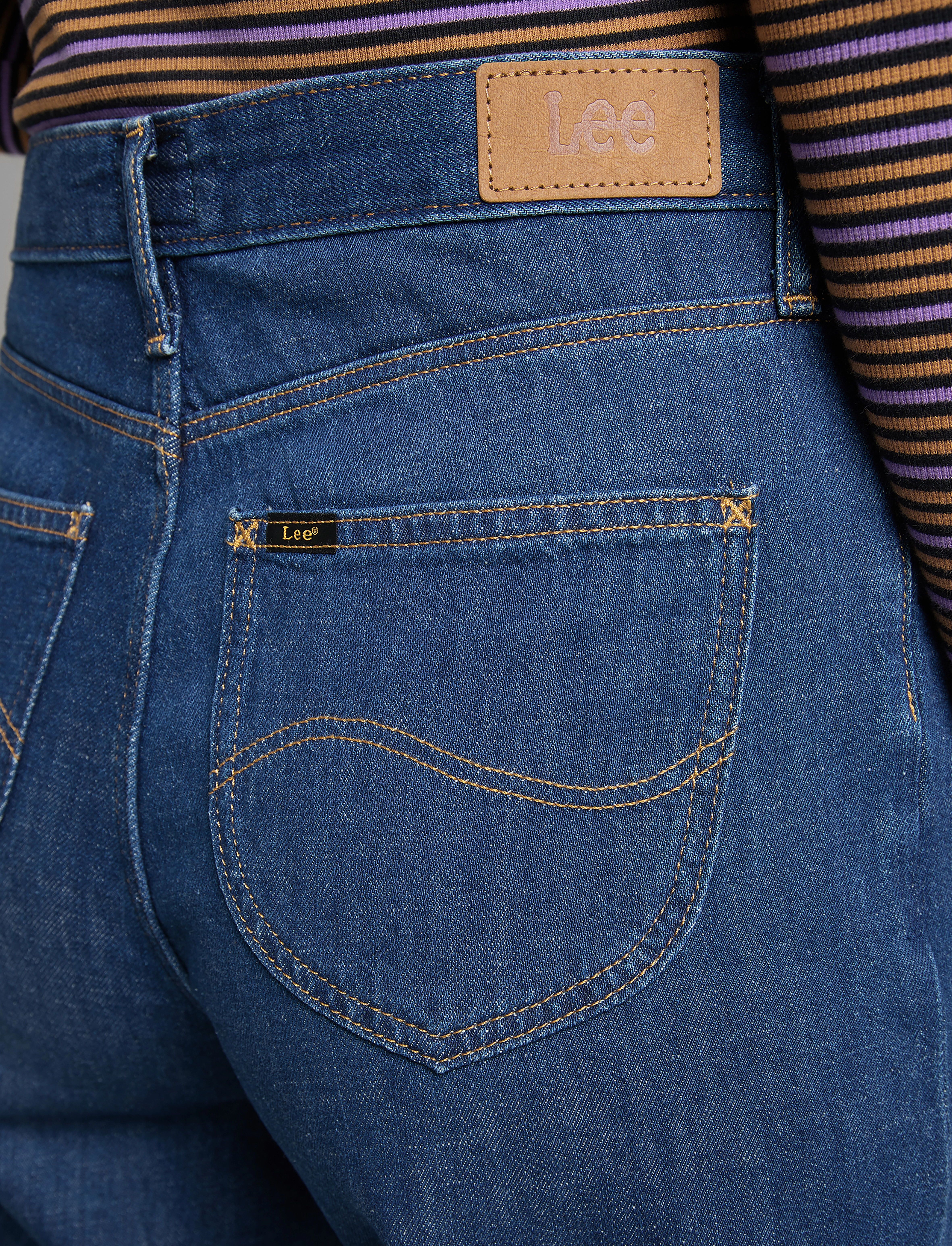 Lee Jeans - WIDE LEG LONG - mid harper - 5
