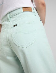 Lee Jeans - WIDE LEG LONG - vide jeans - turqoise - 4