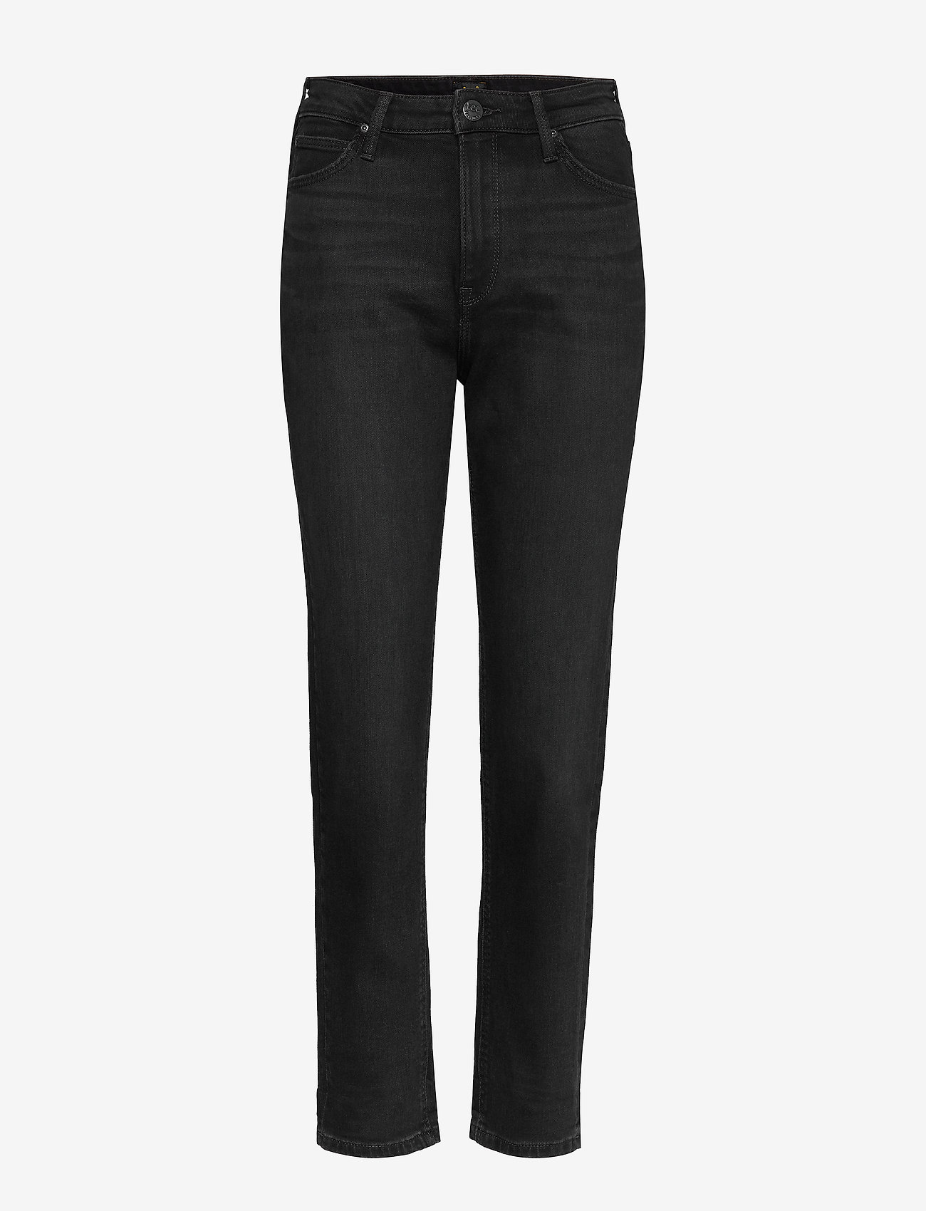 Lee Jeans - MOM STRAIGHT - black worn - 0