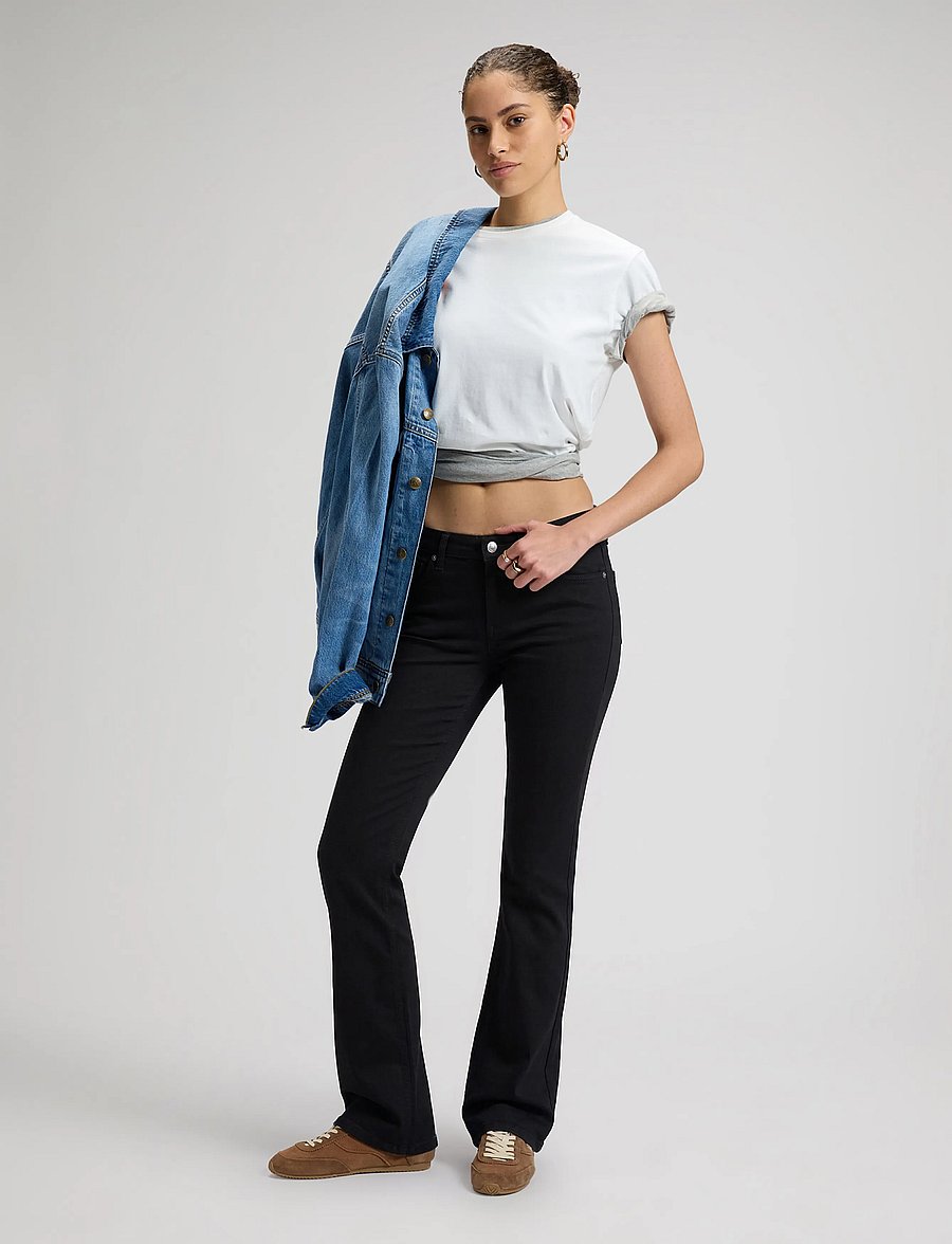 Lee Jeans - JESSICA - brede jeans - black rinse - 3