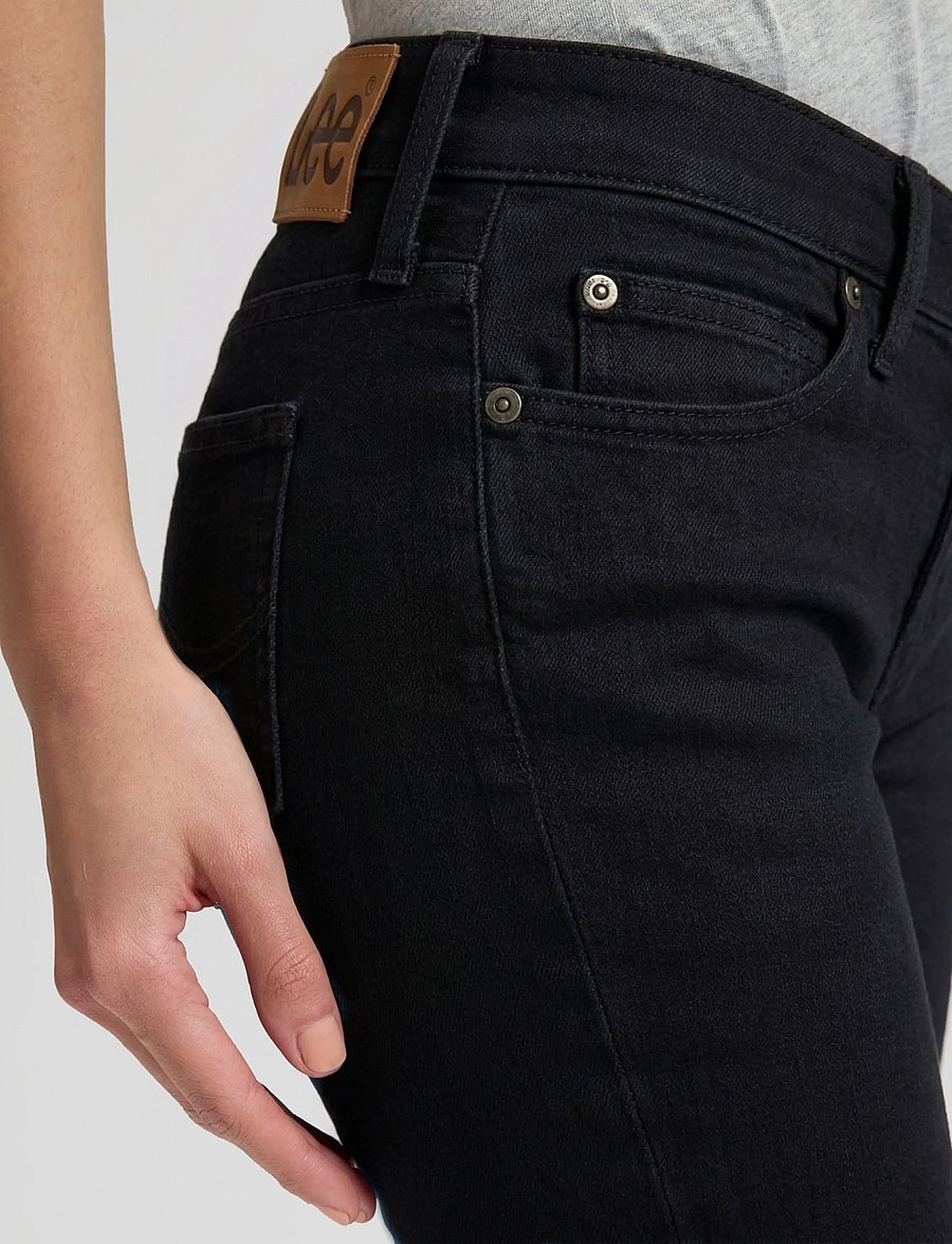 Lee Jeans - JESSICA - brede jeans - black rinse - 5