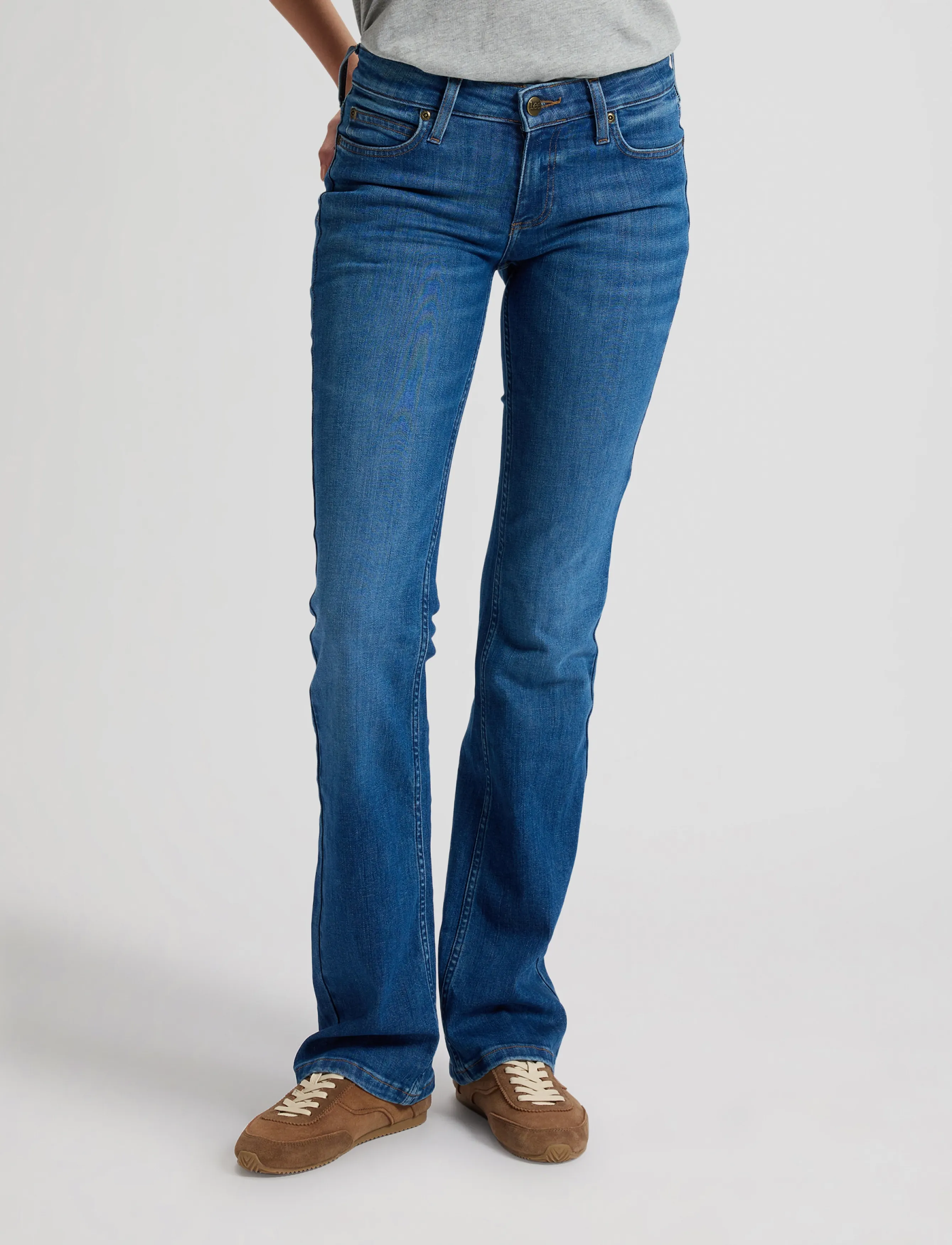Lee Jeans Jessica, 31 x 31, Jeans, Blau - Flares, Frauen