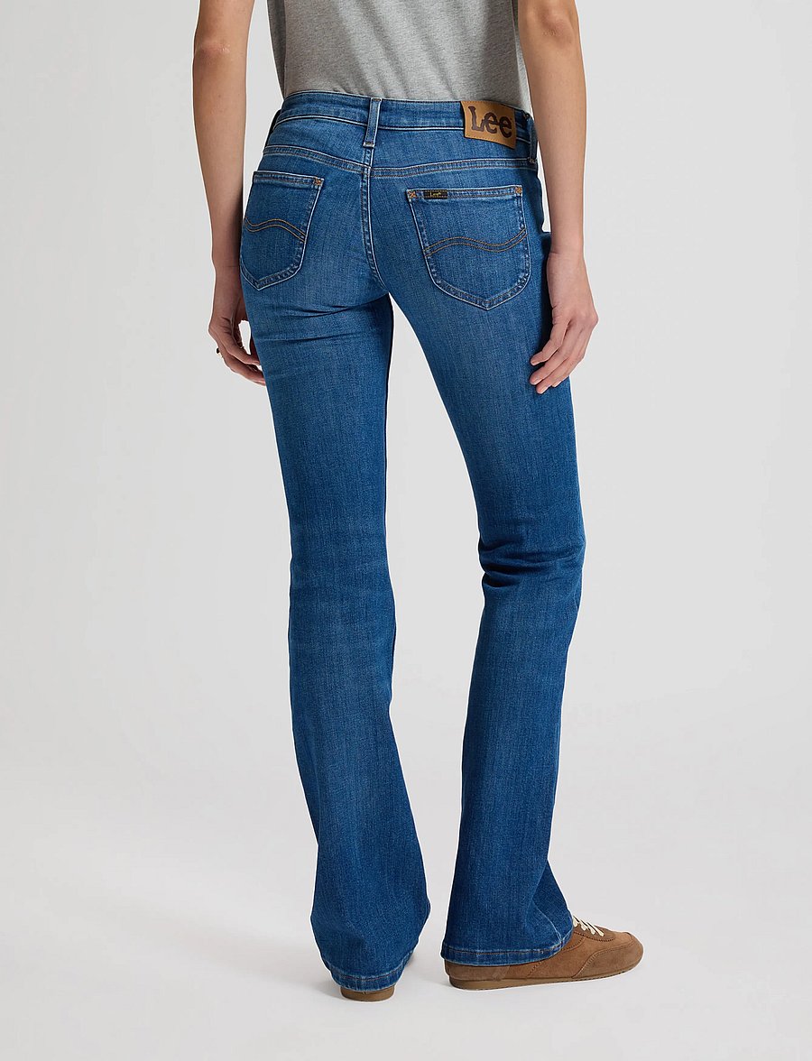 Lee Jeans - JESSICA - hosen mit weitem bein - indigo peak - 2