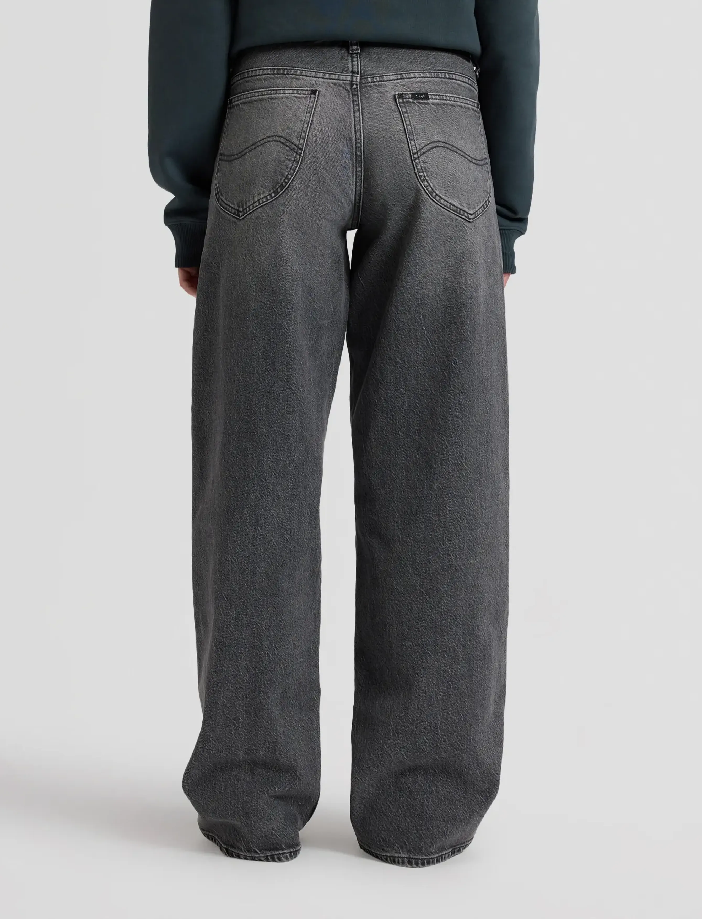 Lee Jeans - RIDER LOOSE - laia säärega teksad - deep dark space - 3