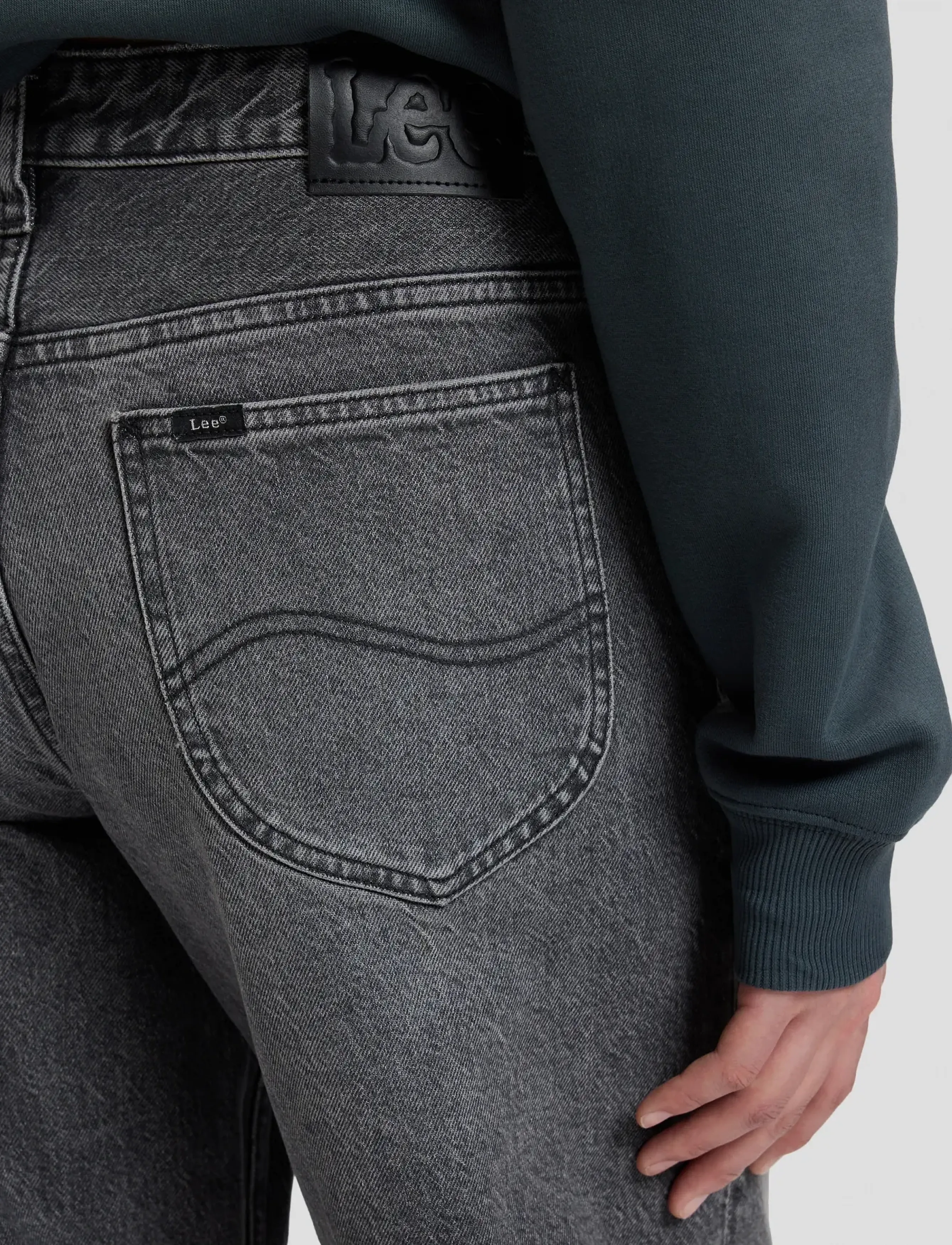 Lee Jeans - RIDER LOOSE - laia säärega teksad - deep dark space - 5