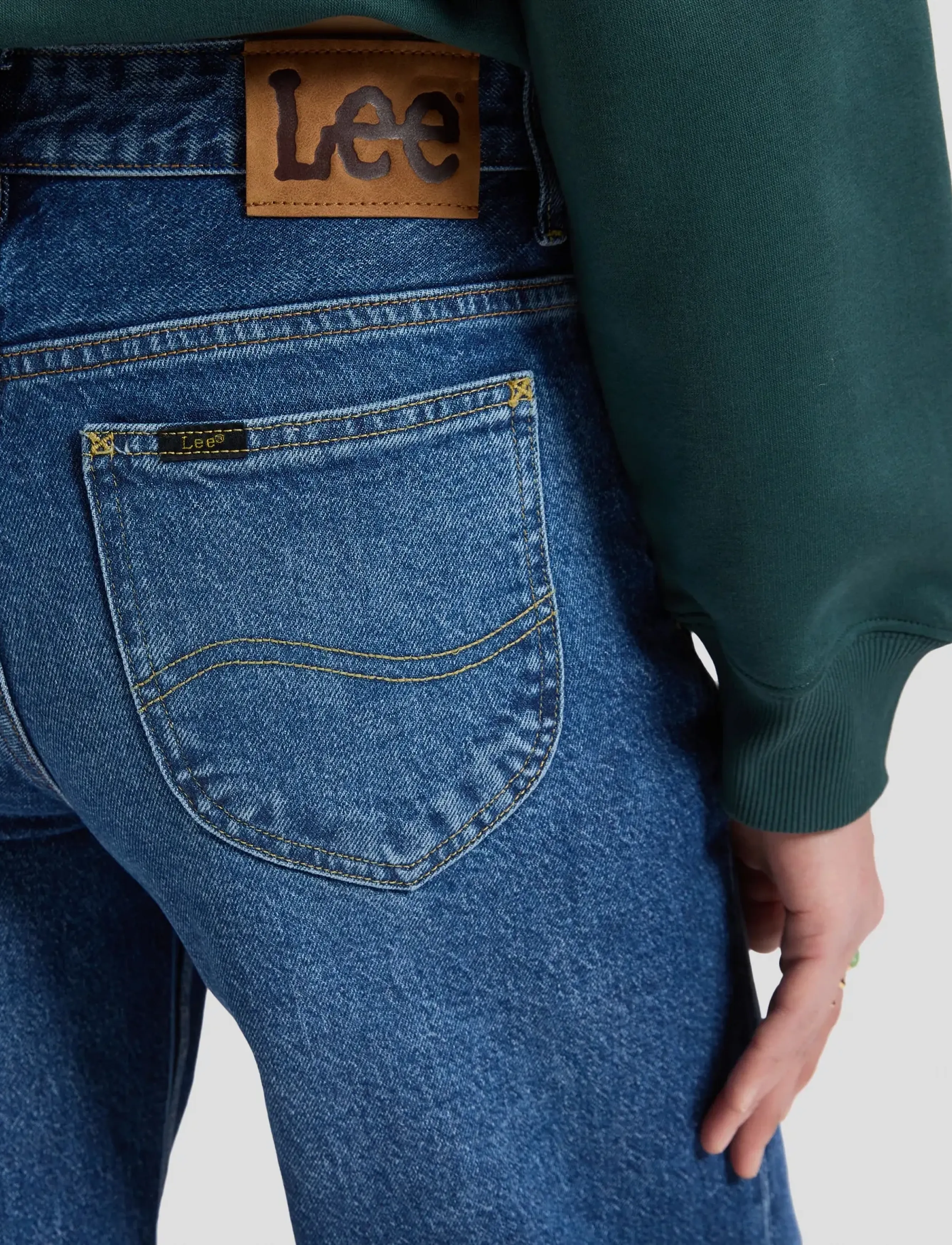 Lee Jeans - RIDER LOOSE - laia säärega teksad - mid turn - 5