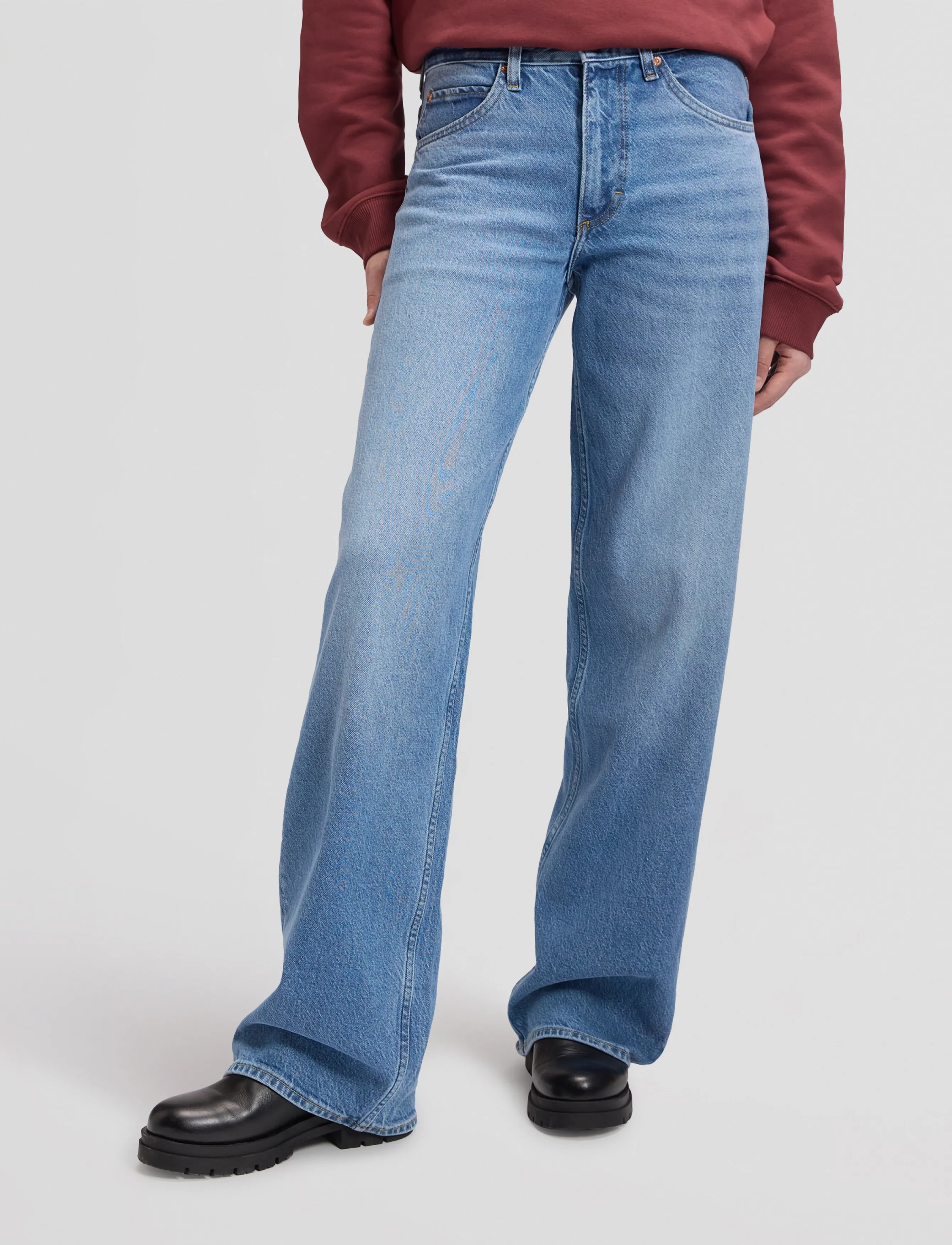 Lee Jeans - RIDER LOOSE - laia säärega teksad - ocean bound - 2