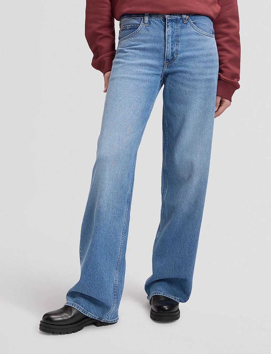 Lee Jeans - RIDER LOOSE - laia säärega teksad - ocean bound - 2