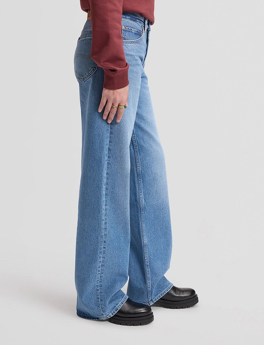 Lee Jeans - RIDER LOOSE - laia säärega teksad - ocean bound - 4