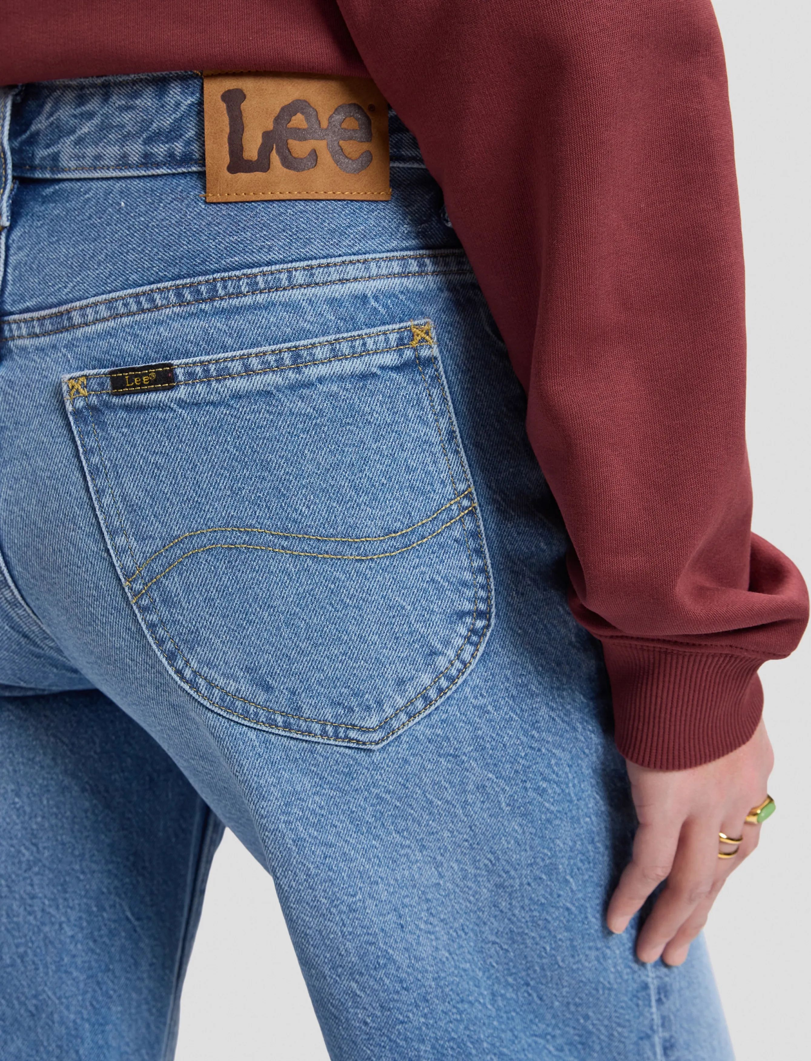 Lee Jeans - RIDER LOOSE - laia säärega teksad - ocean bound - 5