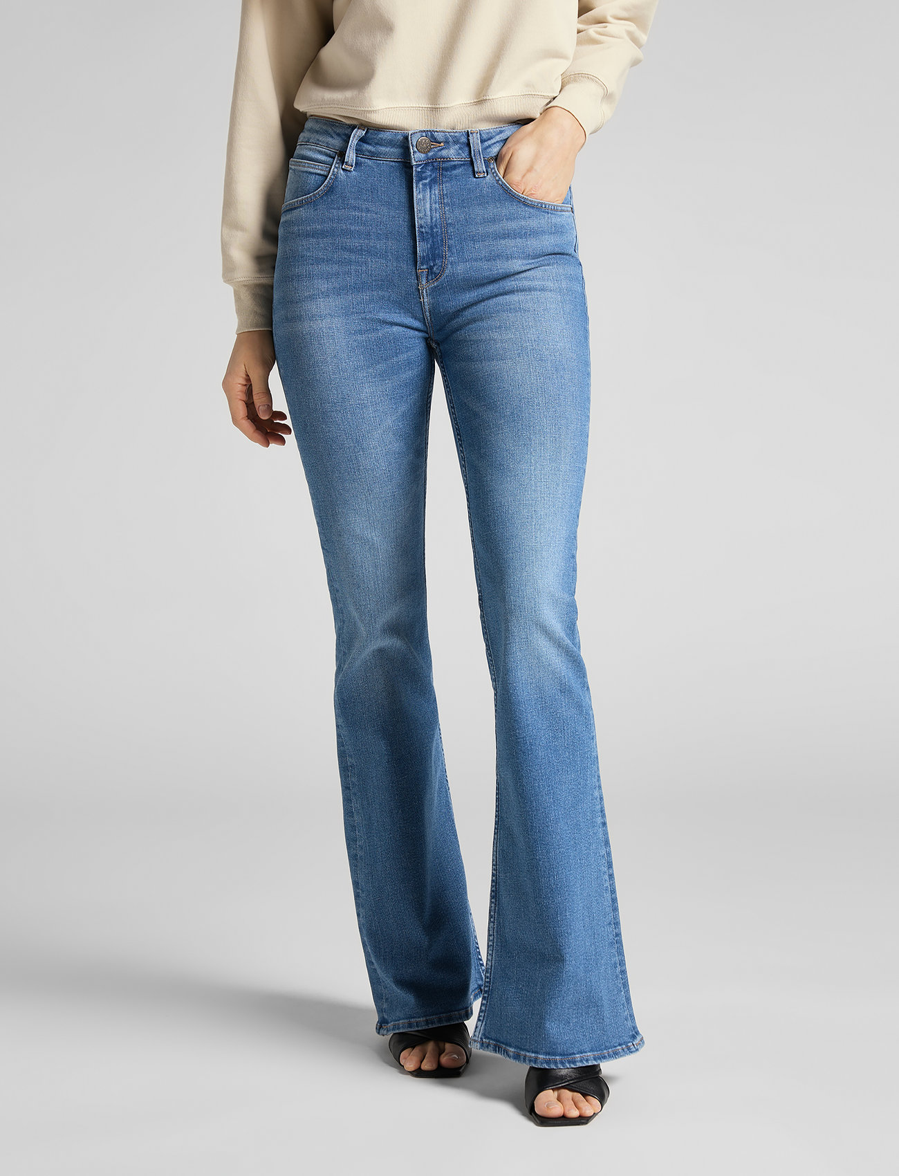 Lee Jeans - BREESE - flared jeans - jaded - 0