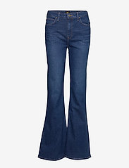 Lee Jeans - BREESE - utsvängda jeans - dark favourite - 0