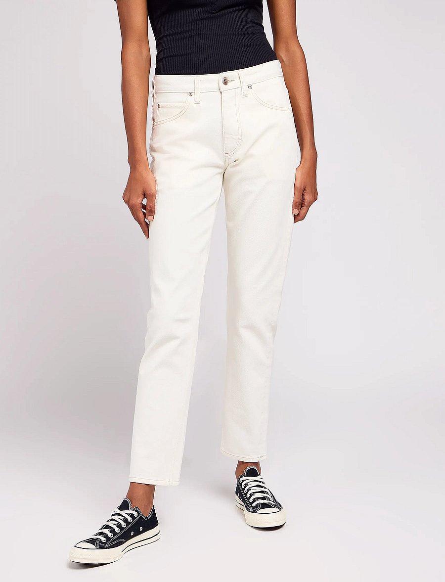 Lee Jeans - RIDER JEANS - gerade jeans - concrete white - 0