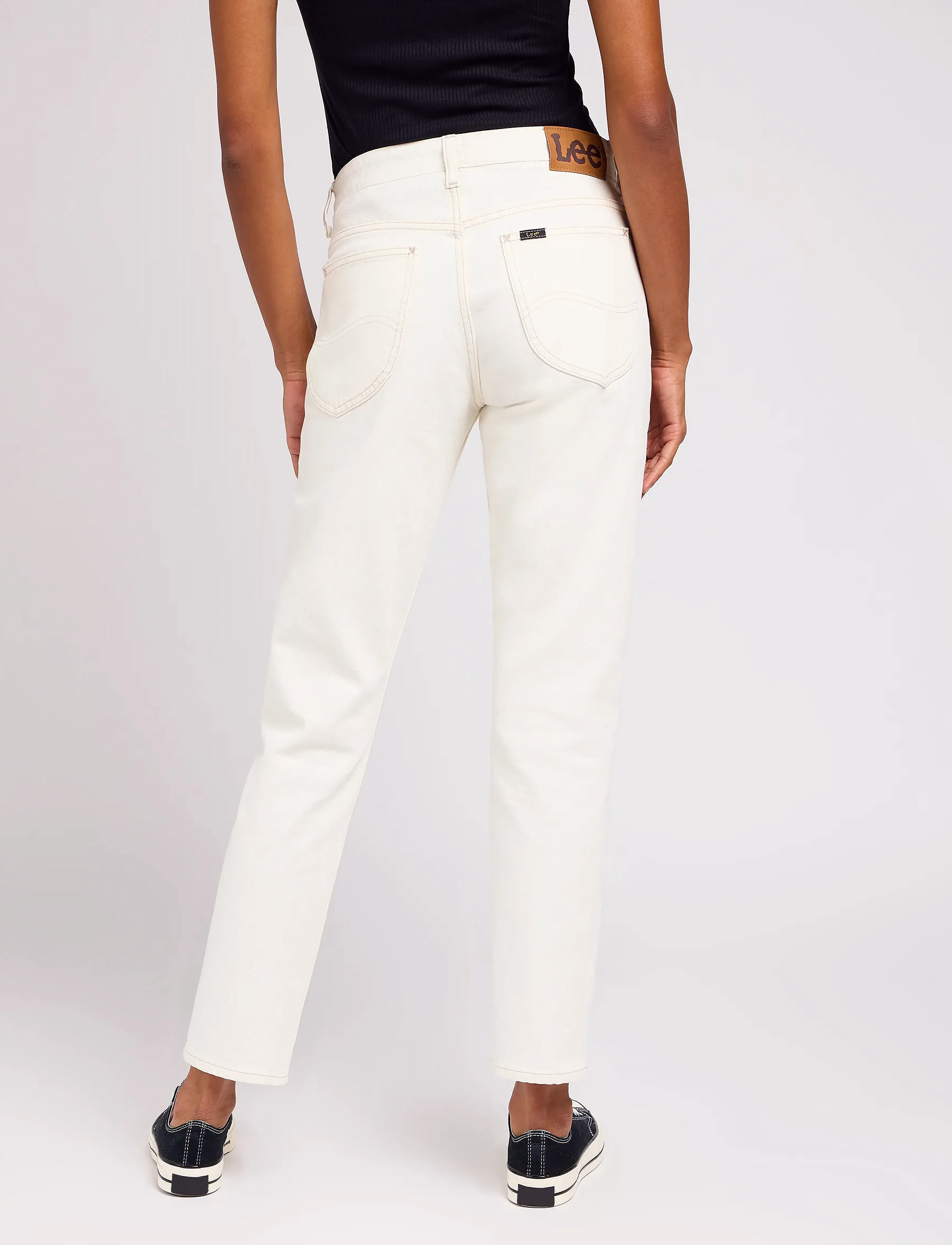 Lee Jeans - RIDER JEANS - straight jeans - concrete white - 3