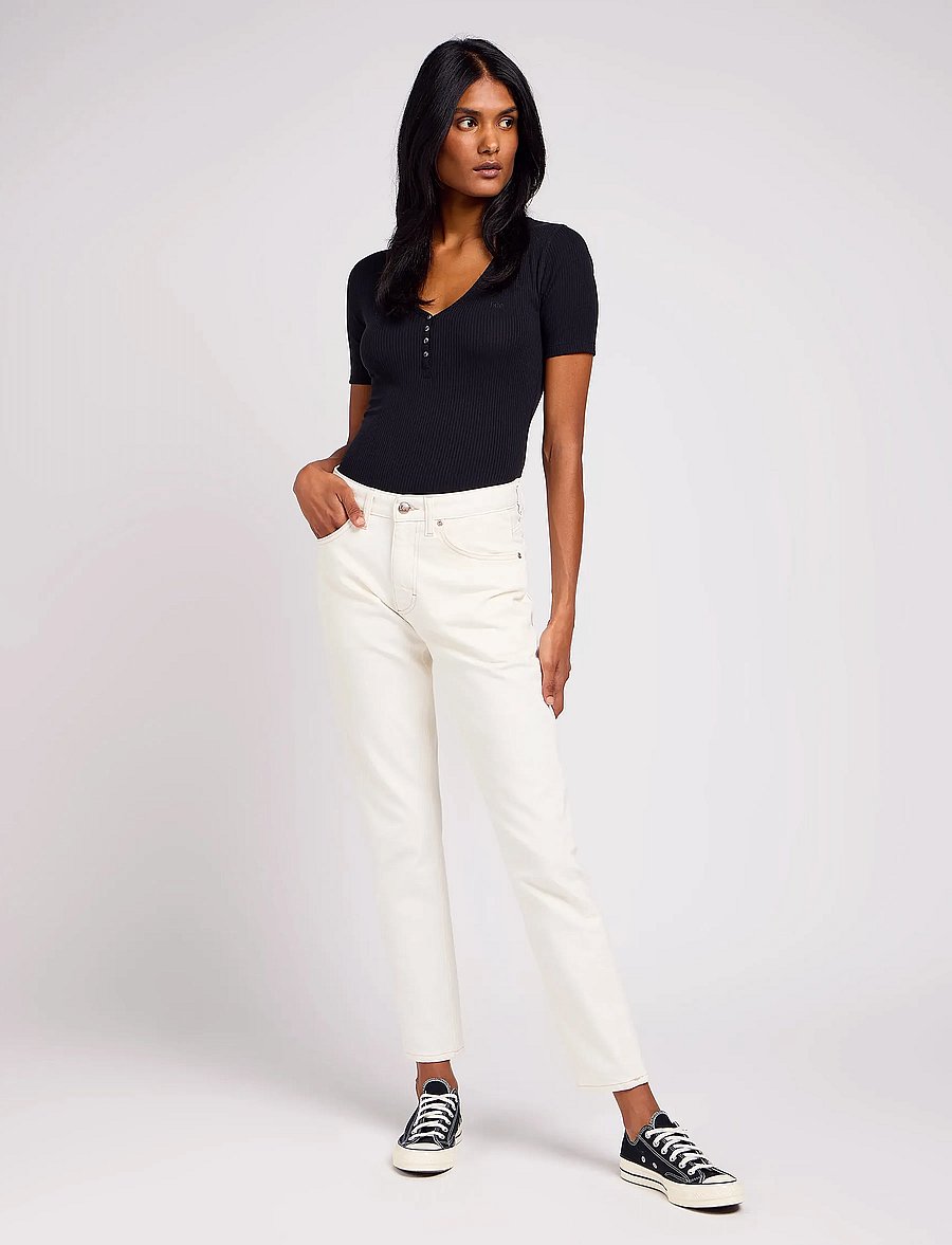 Lee Jeans - RIDER JEANS - gerade jeans - concrete white - 4