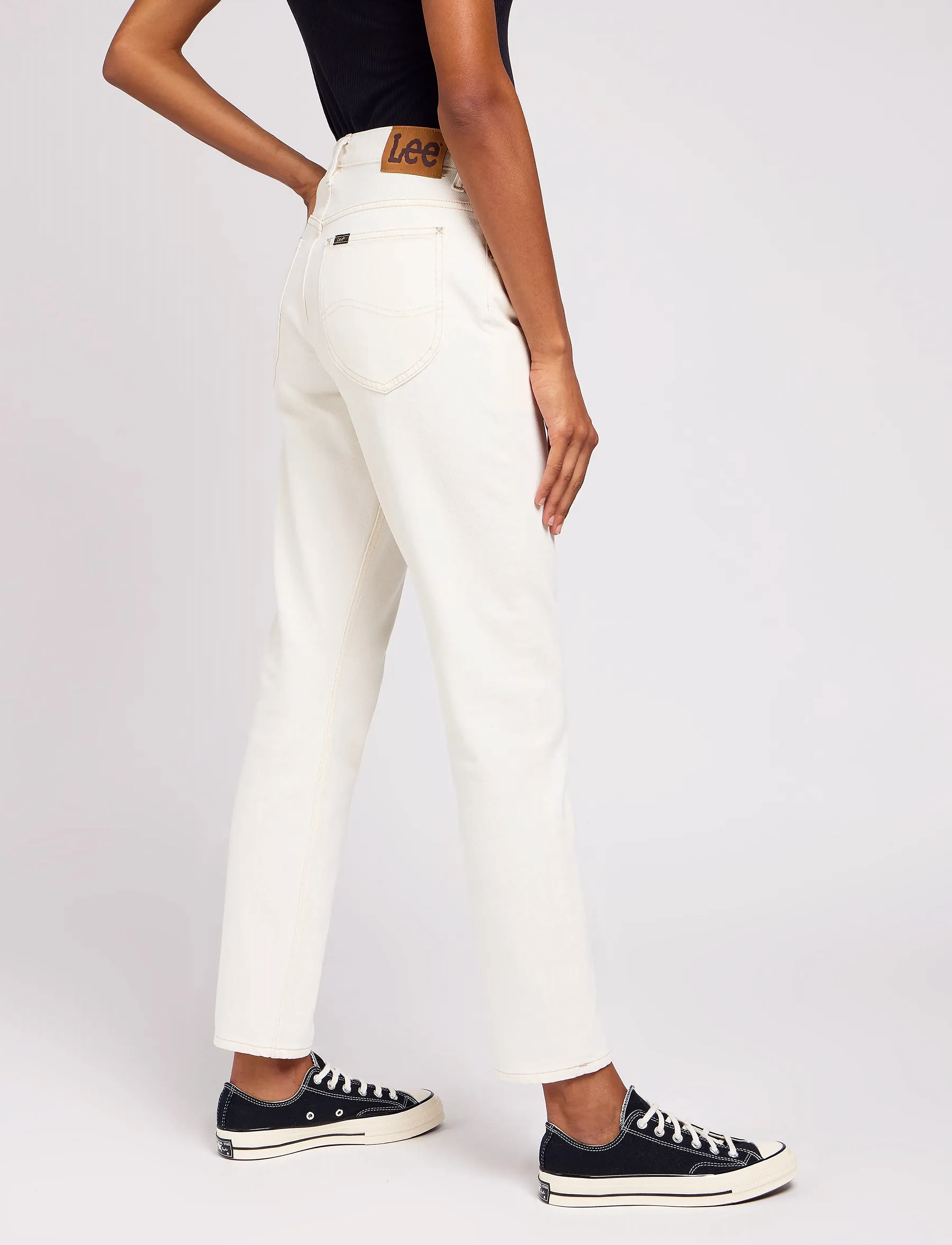 Lee Jeans - RIDER JEANS - straight jeans - concrete white - 5