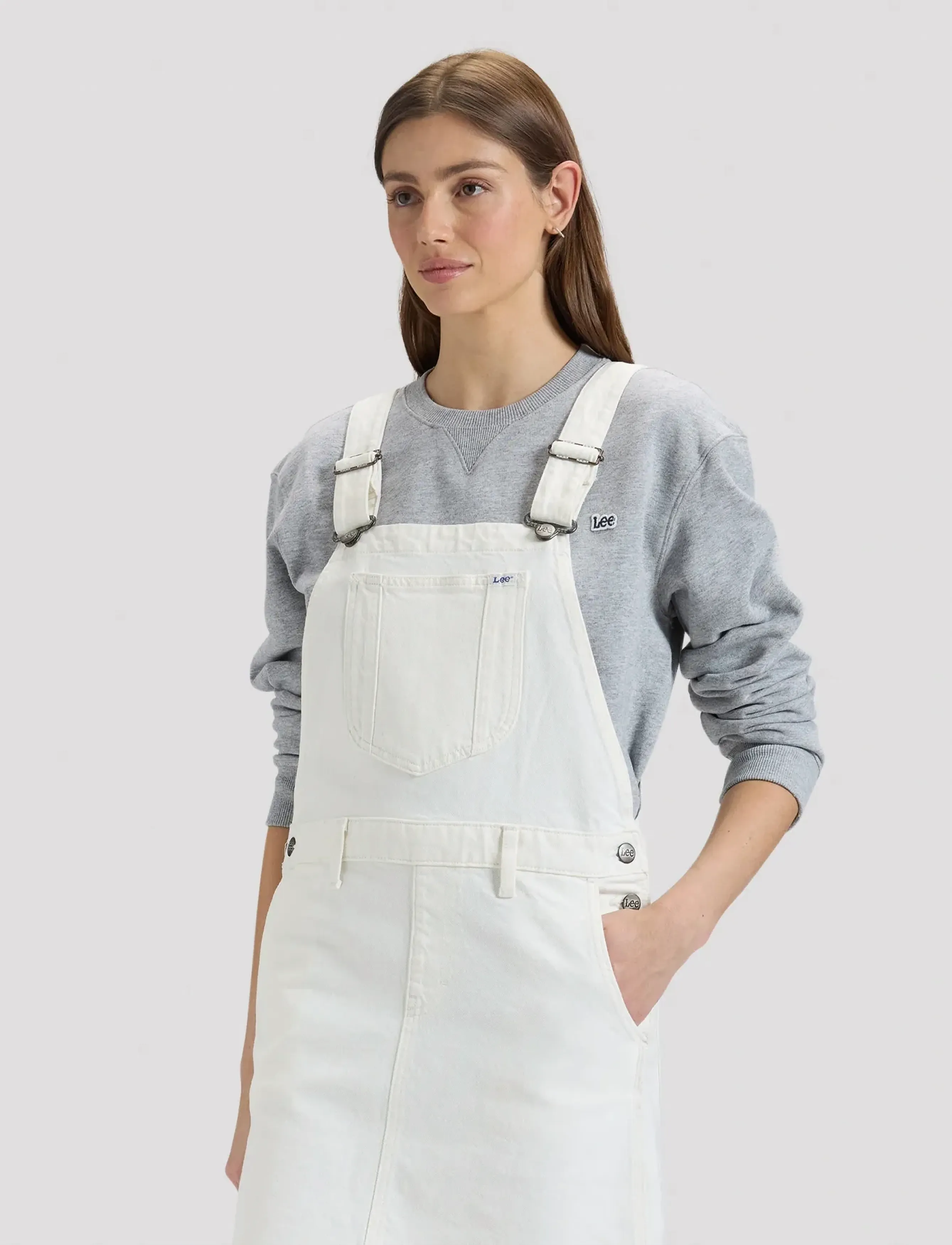 Lee Jeans - SKIRTALL - sukienki dżinsowe - light magic - 4