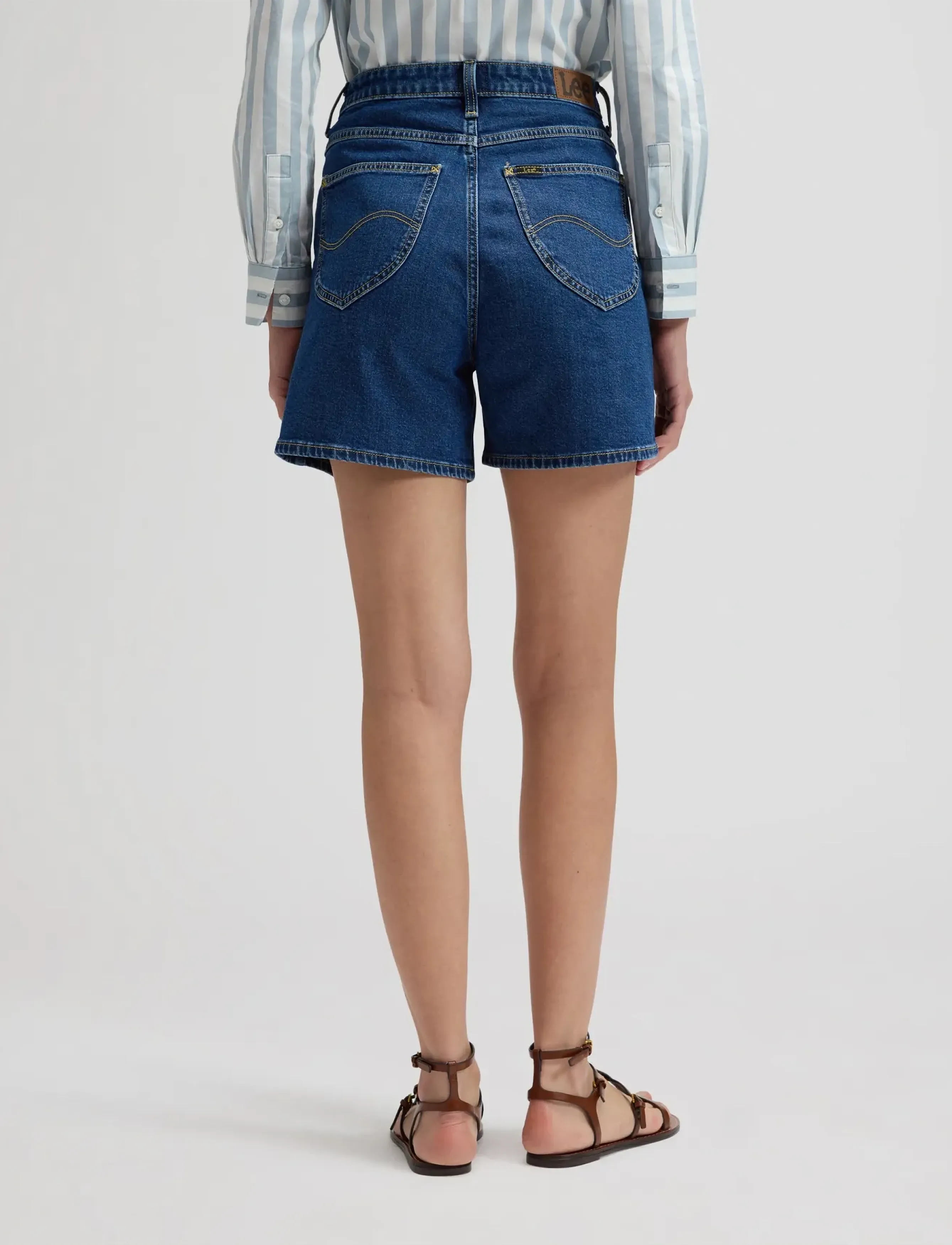 Lee Jeans - STELLA SHORT - denimshorts - mid trip - 3