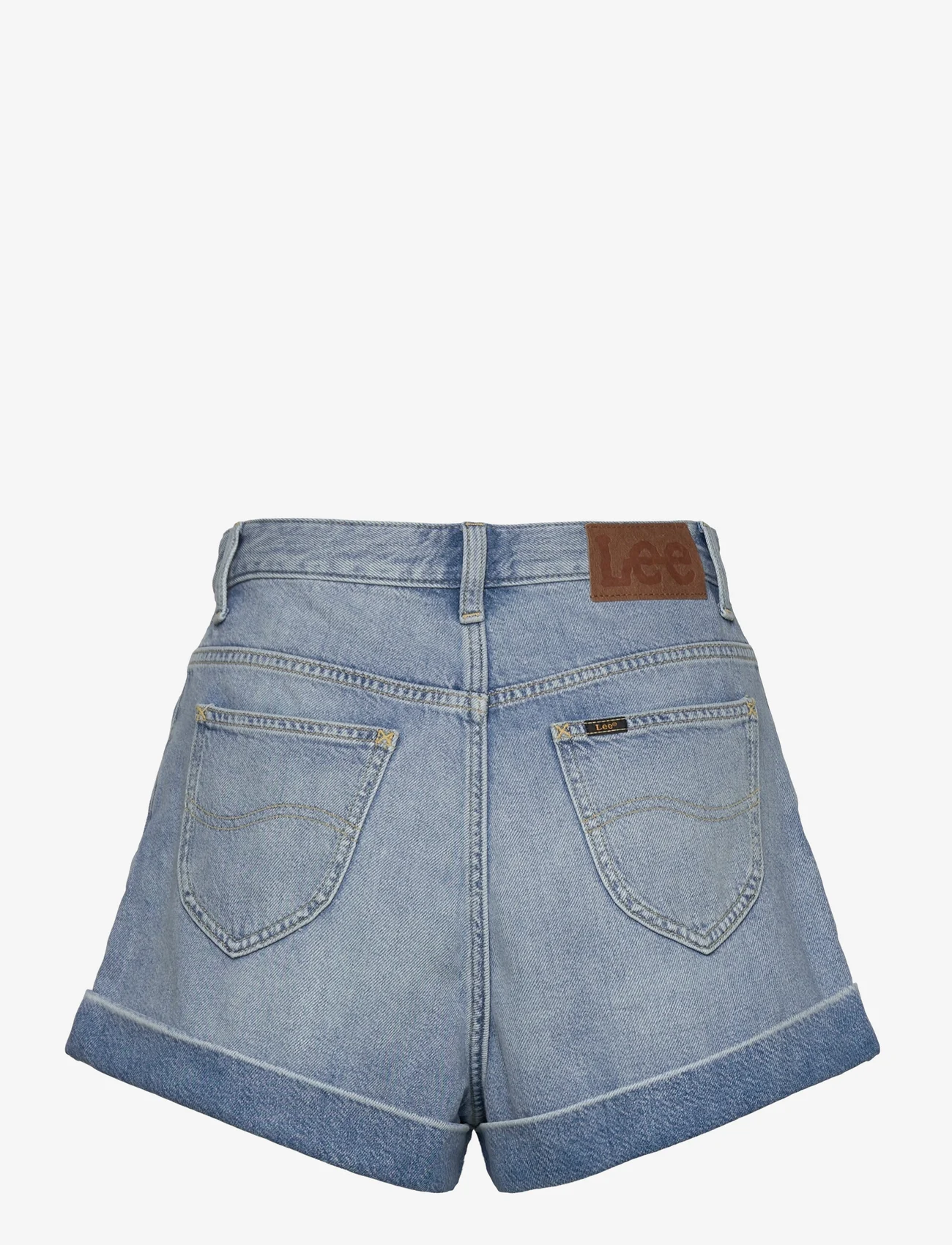Lee Jeans - PLEATED SHORT - jeansshorts - frosted blue - 1
