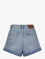 Lee Jeans - PLEATED SHORT - korte jeansbroeken - frosted blue - 1