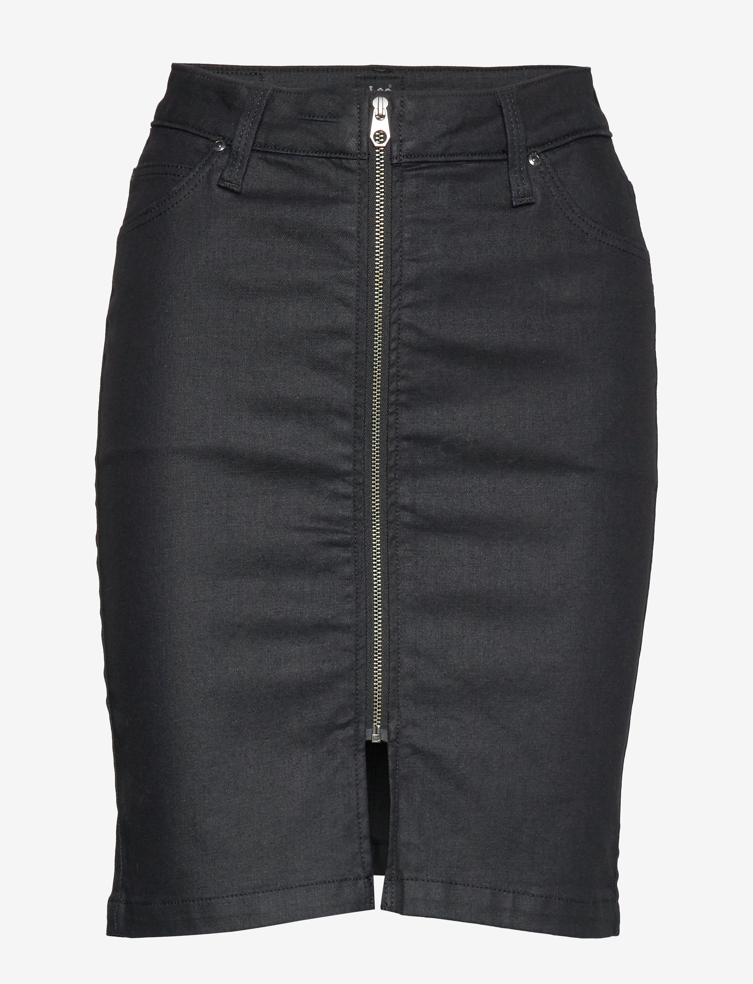 Lee Jeans - HIGH WAIST ZIP SKIRT - coated leola - 0