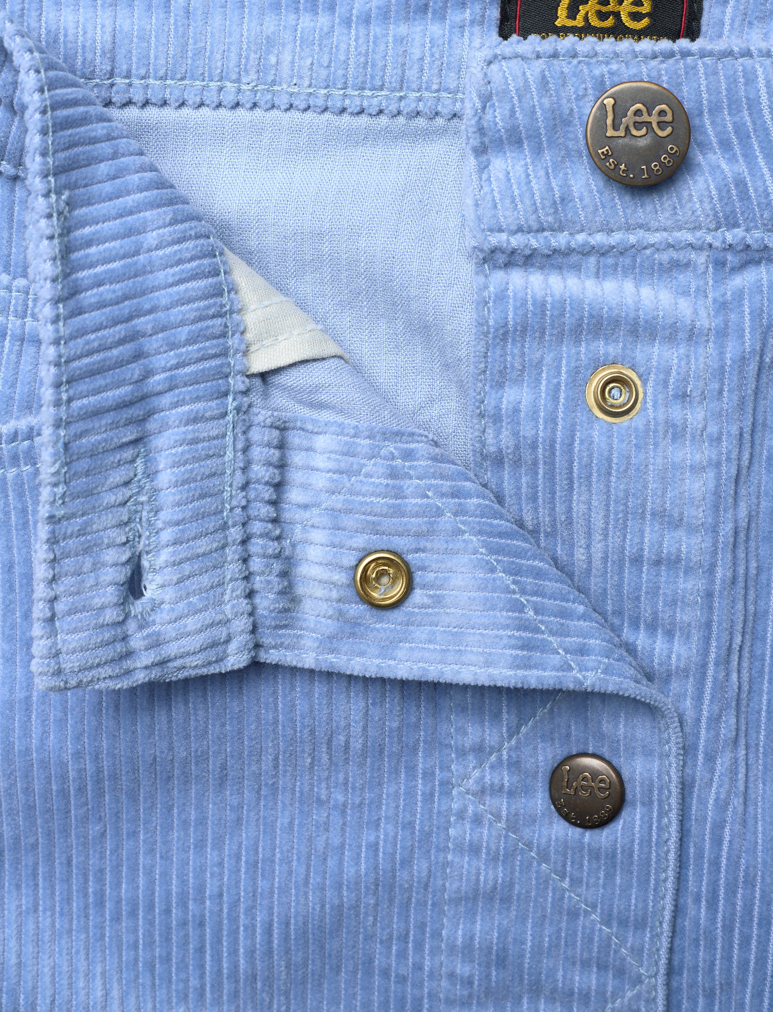 Lee Jeans - A LINE SKIRT - frost blue - 3