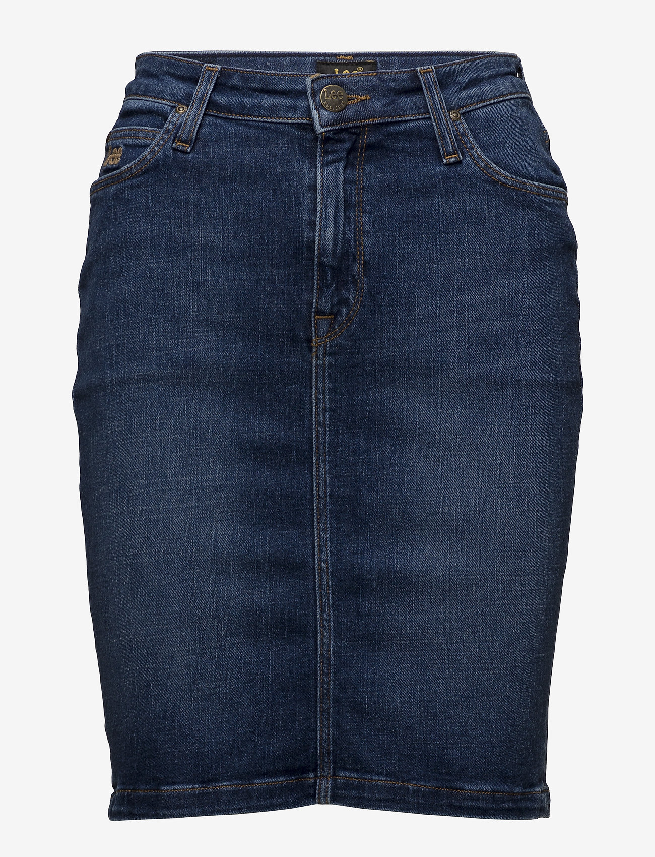 Lee Jeans - HIGH WAIST SKIRT - true blue - 0