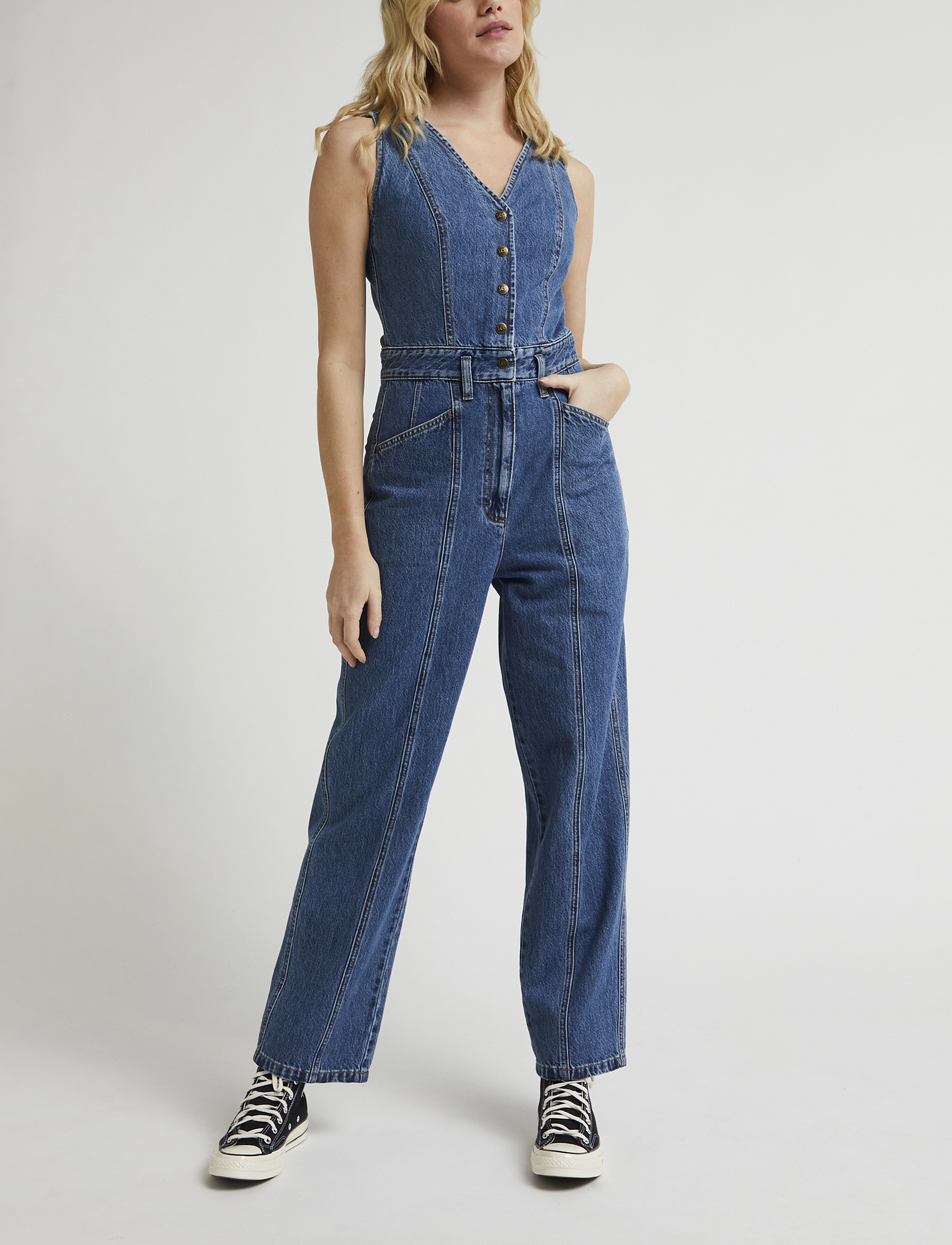 Lee Jeans - SLEEVELESS UNIONALL - hazy indigo - 2