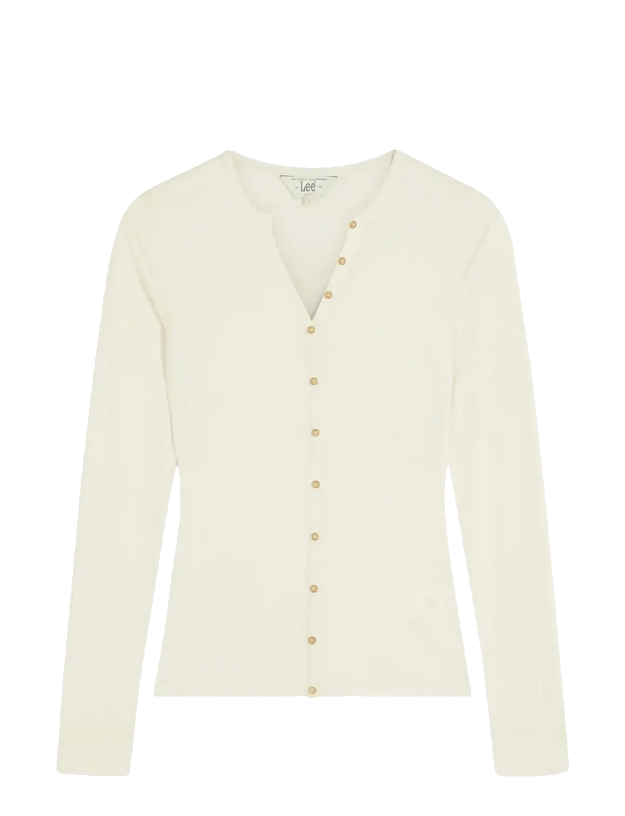 Lee Jeans - LS HENLEY - ecru - 1