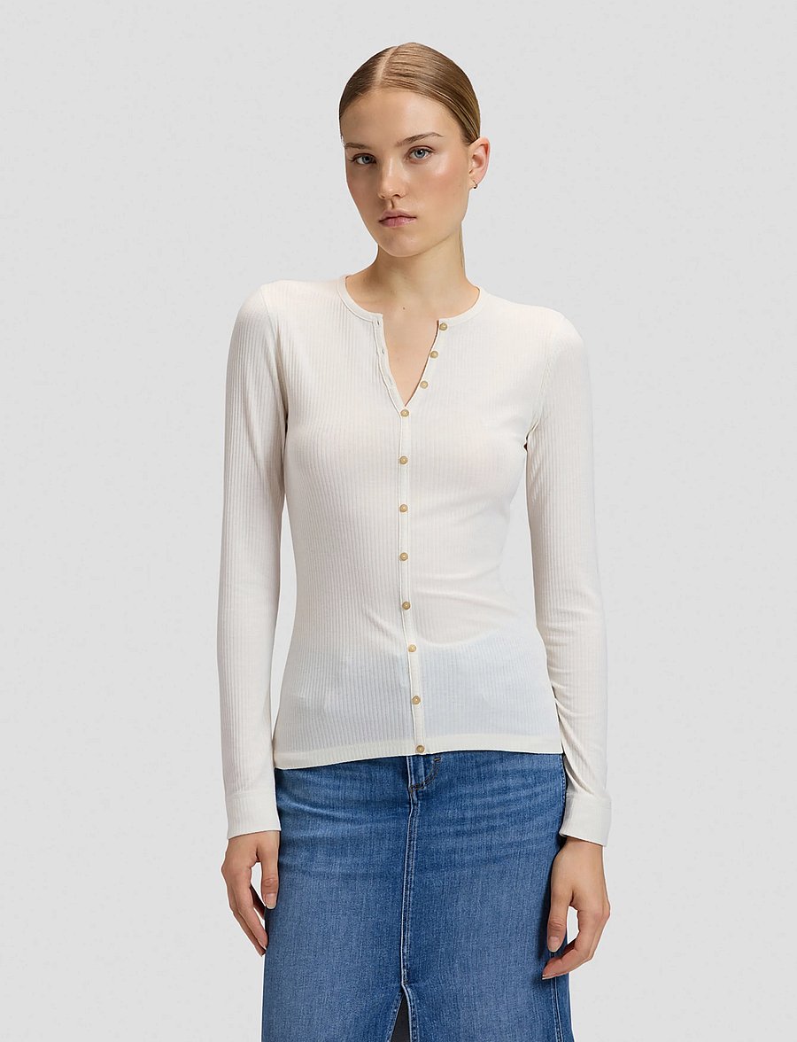 Lee Jeans - LS HENLEY - ecru - 0