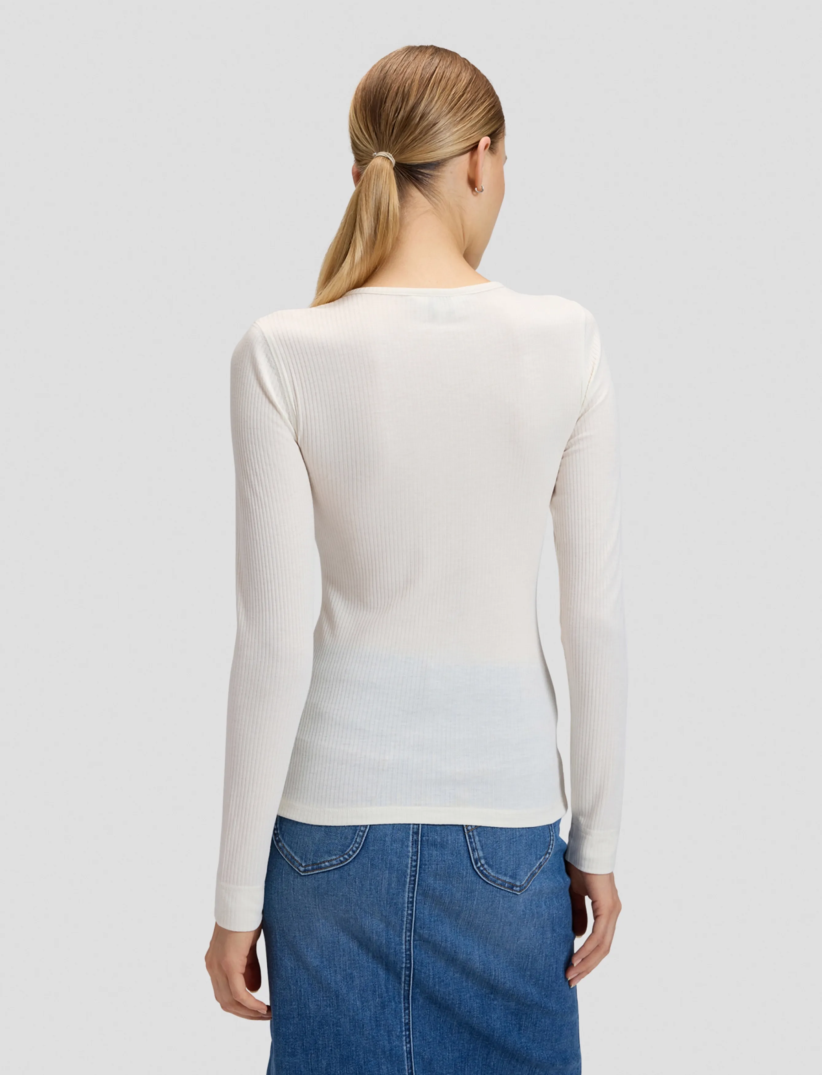 Lee Jeans - LS HENLEY - ecru - 3