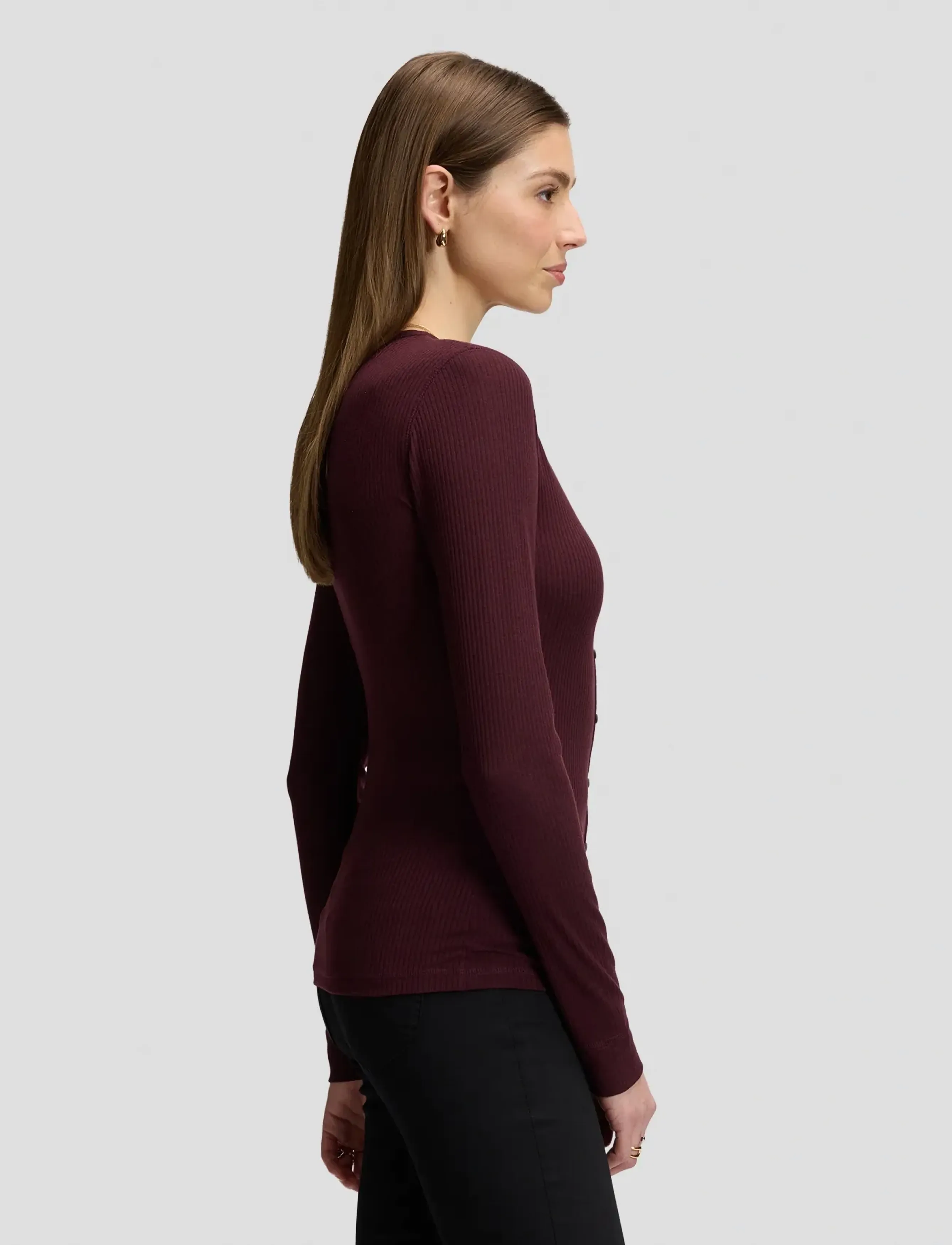 Lee Jeans - LS HENLEY - velvet beet - 4