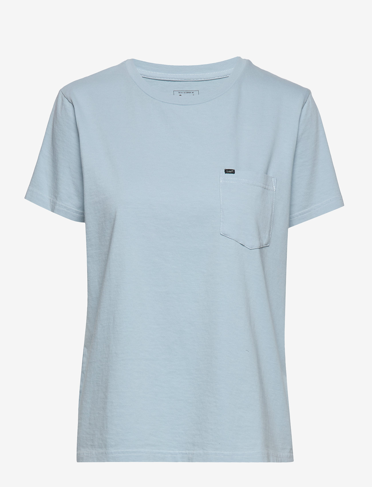 Lee Jeans - GARMENT DYED TEE - sky blue - 0