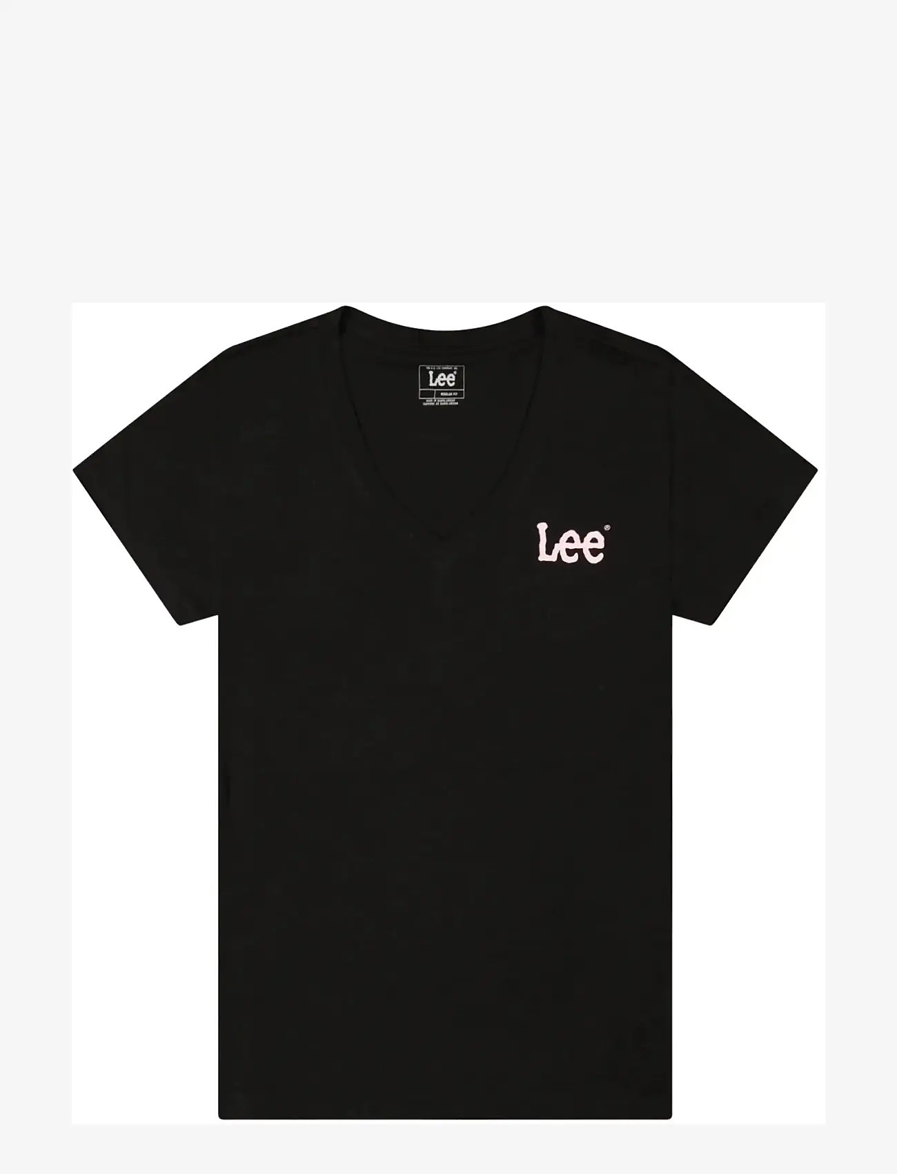 Lee Jeans - V NECK - laveste priser - black - 1