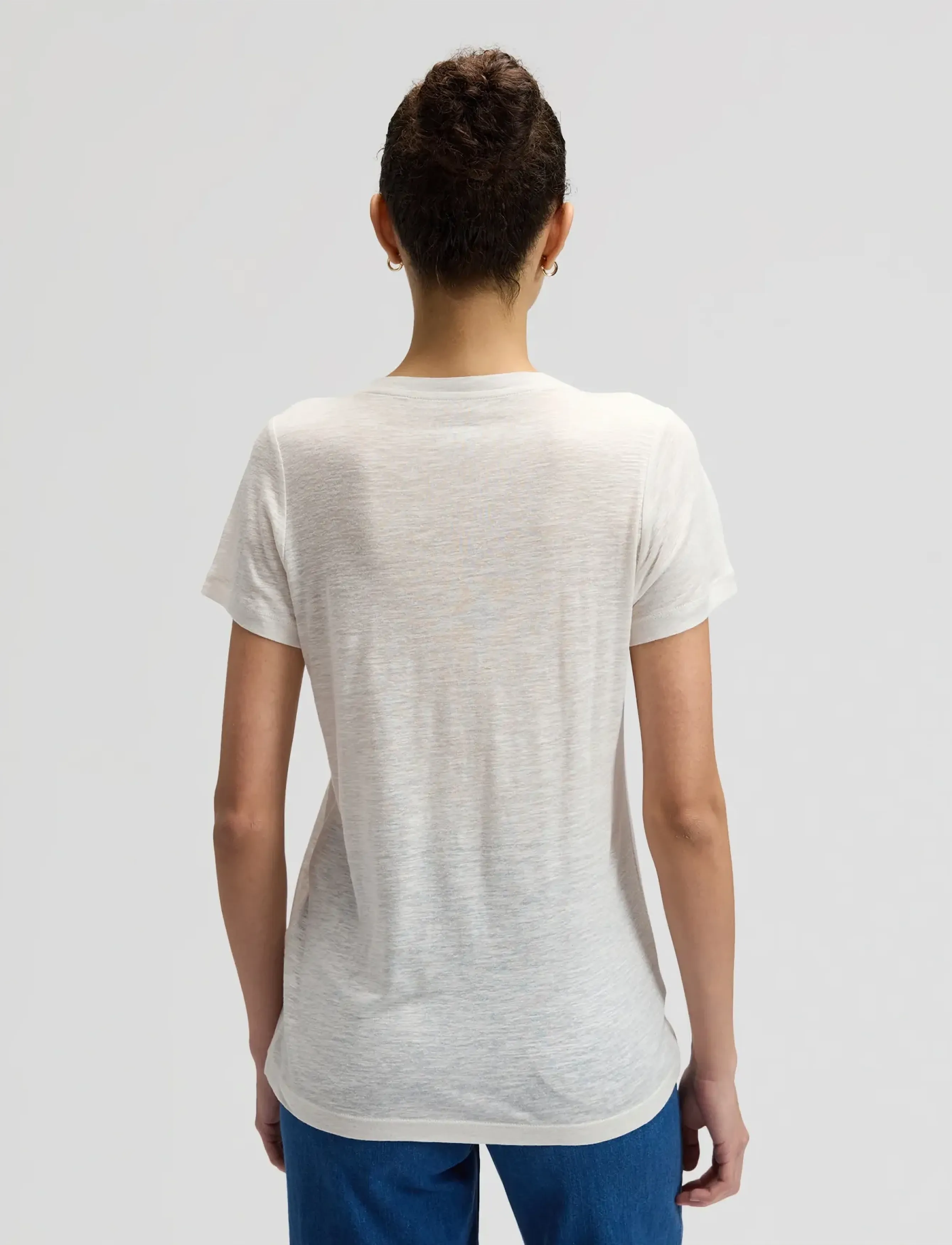 Lee Jeans - V NECK - laveste priser - ecru - 2