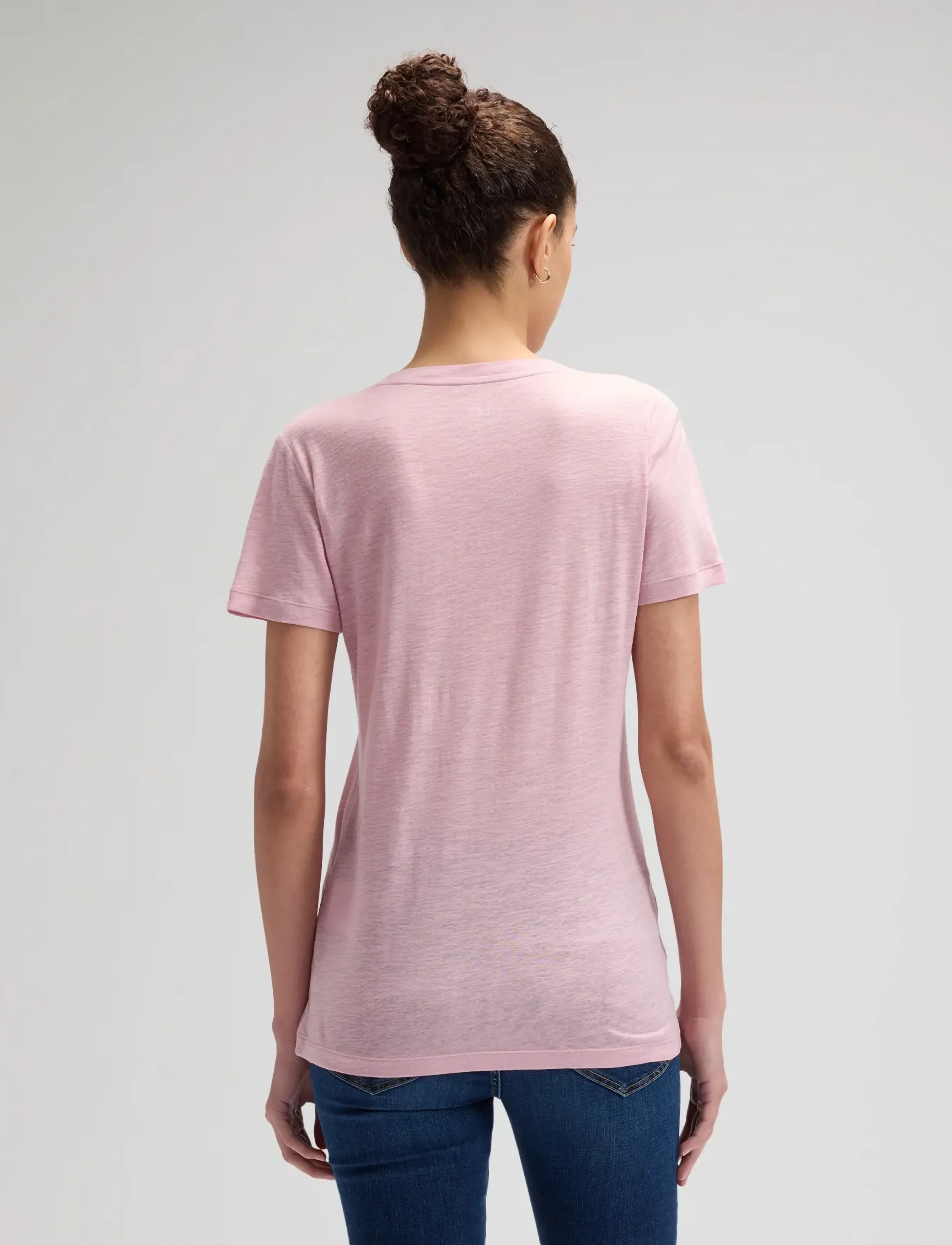 Lee Jeans - V NECK - die niedrigsten preise - soft mauve - 2