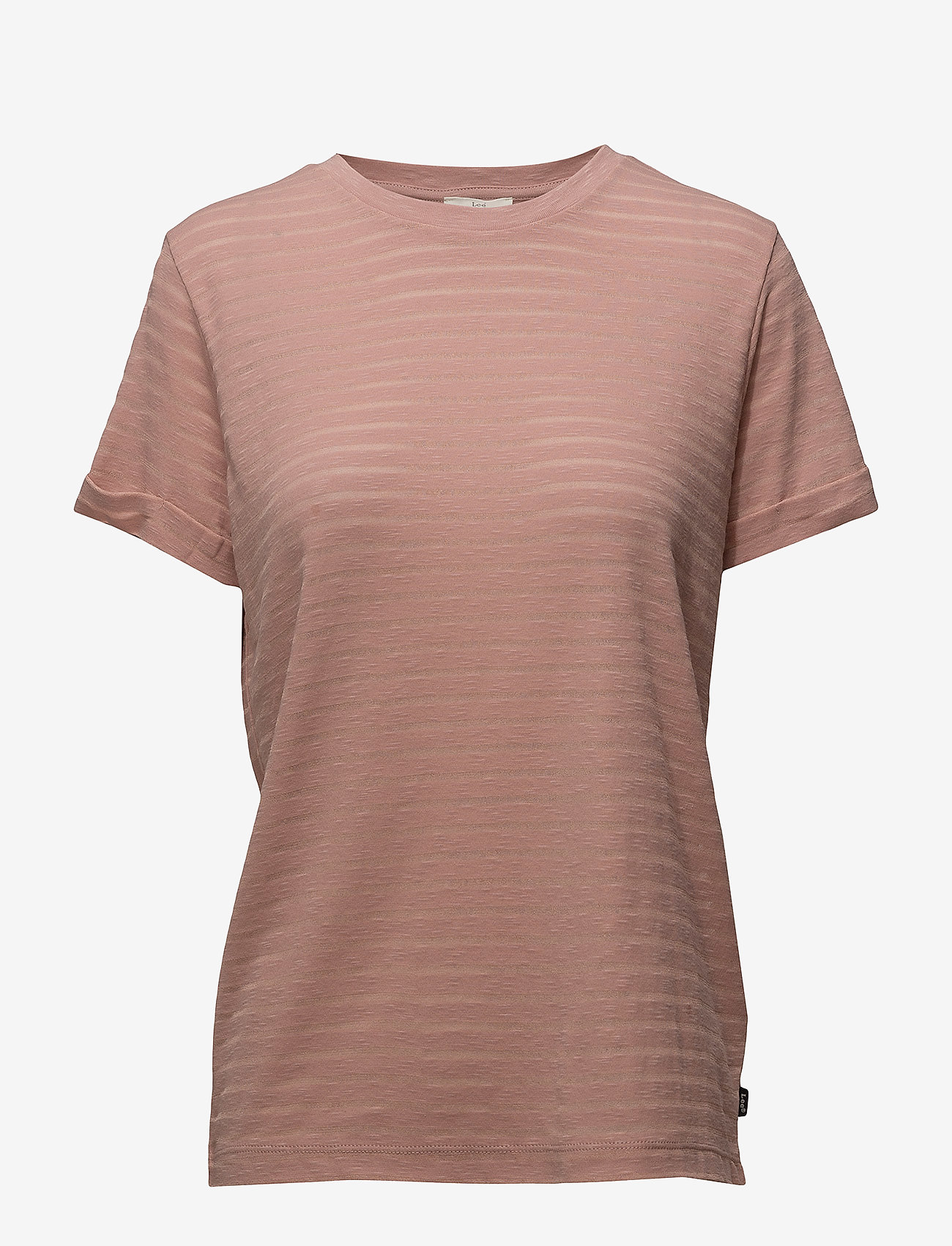Lee Jeans - SHEER STRIPE TEE - faded pink - 1