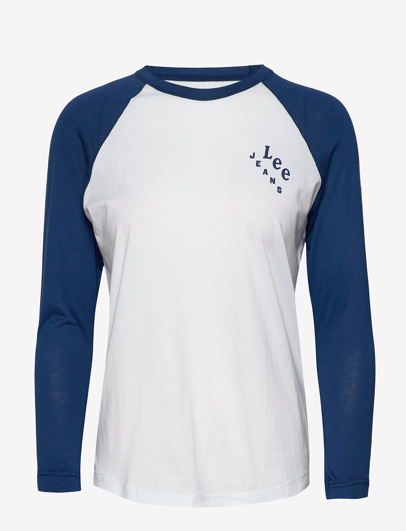 Lee Jeans - RAGLAN RINGER TEE WI - washed blue - 0