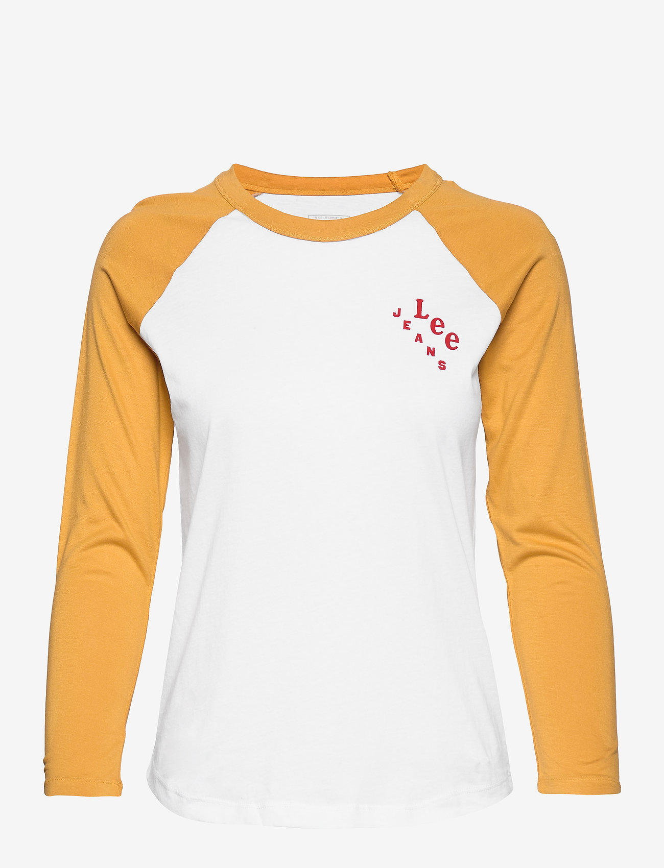 Lee Jeans - RAGLAN RINGER TEE WI - golden yellow - 0