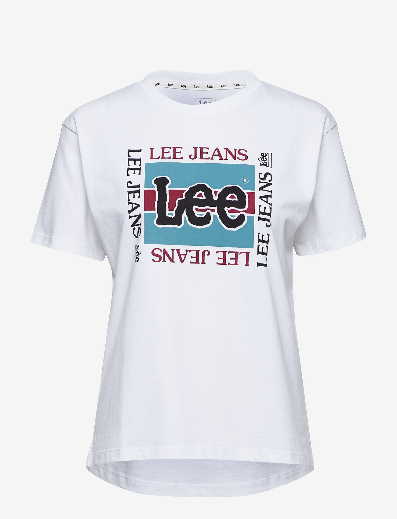 Lee Jeans - RETRO LOGO TEE - bright white - 0
