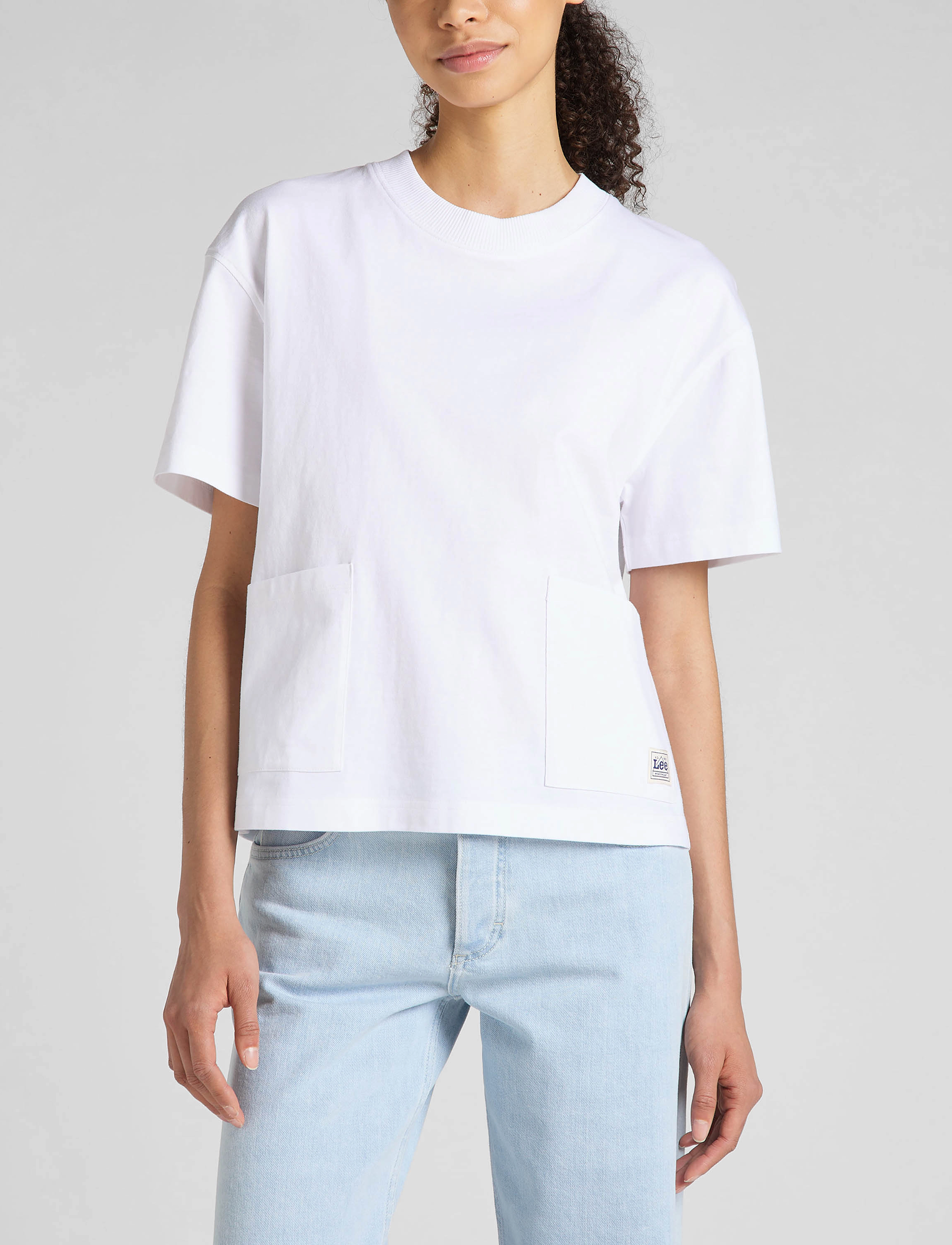 Lee Jeans - POCKET TEE - bright white - 2