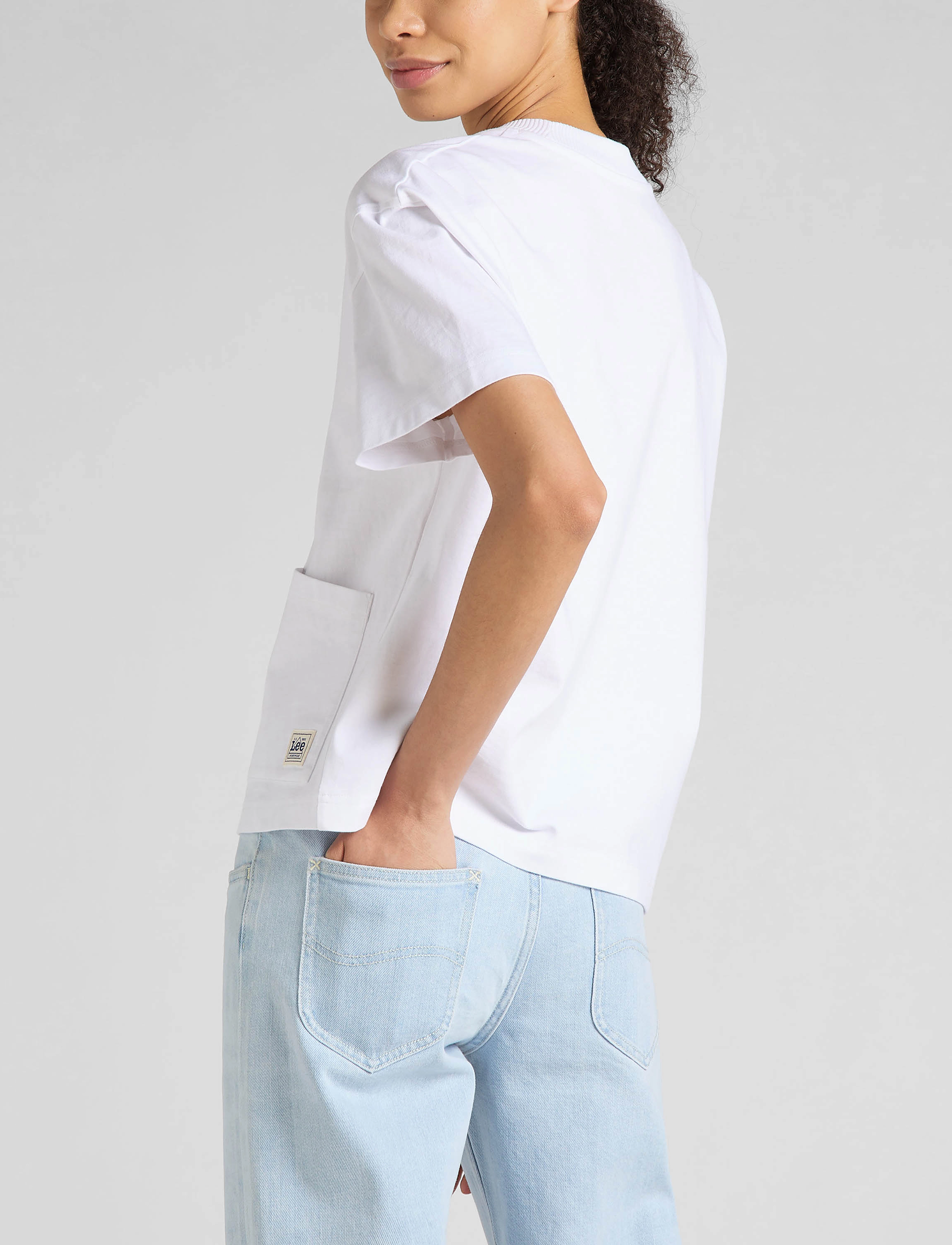 Lee Jeans - POCKET TEE - bright white - 3