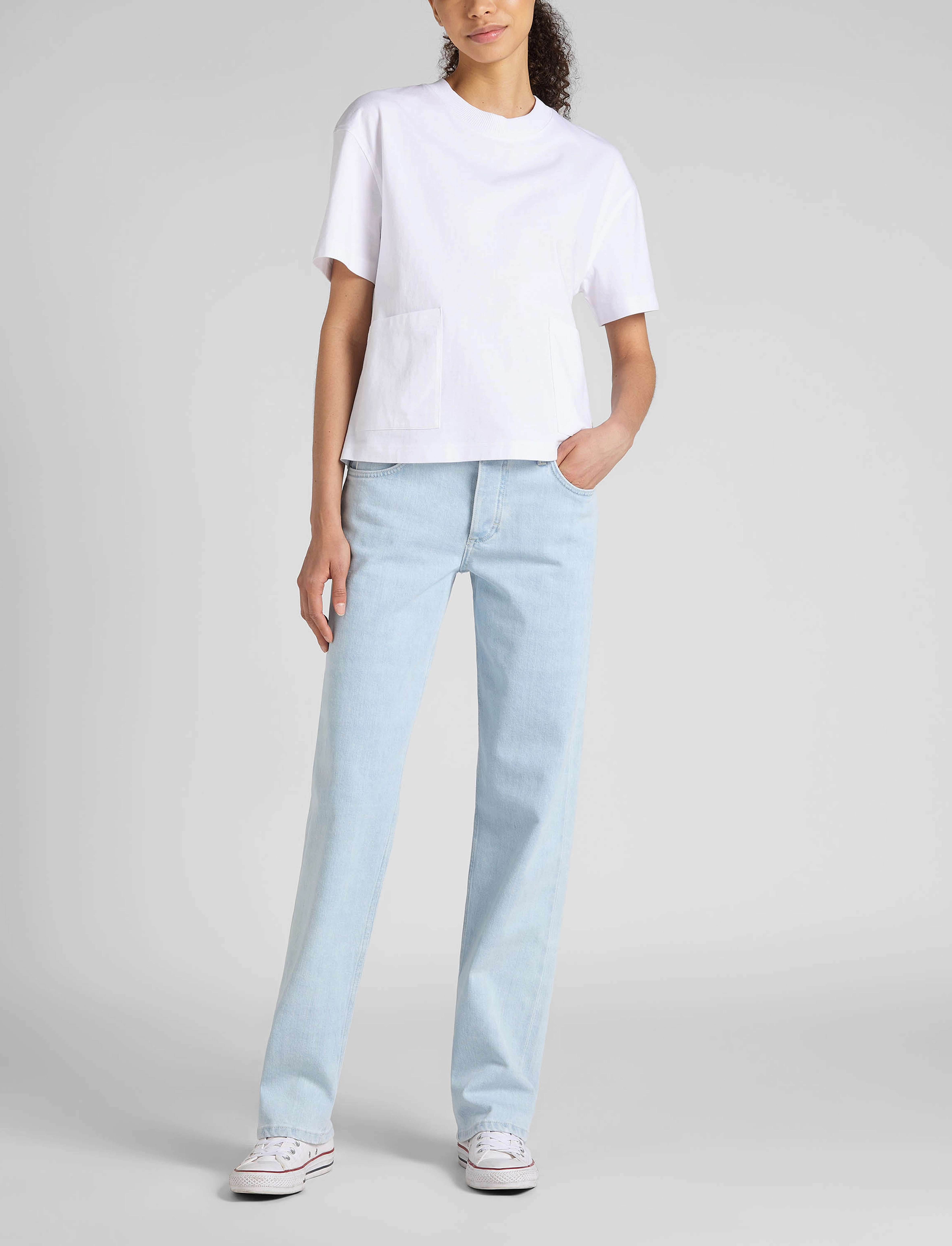 Lee Jeans - POCKET TEE - bright white - 4