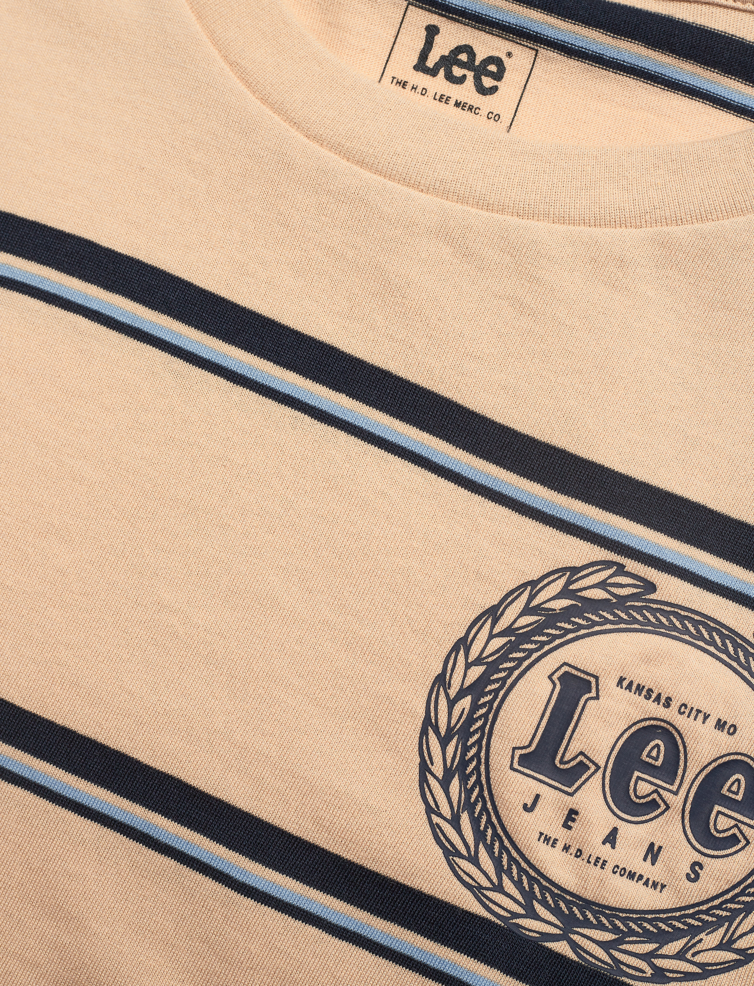 Lee Jeans - STRIPE T - dust beige - 2