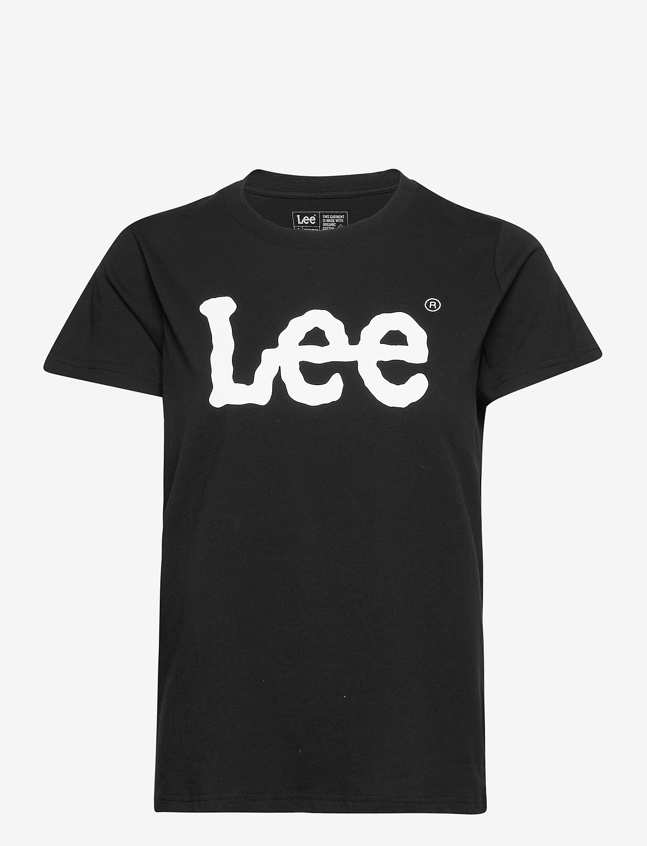 Lee Jeans - LOGO TEE - zemākās cenas - black - 0